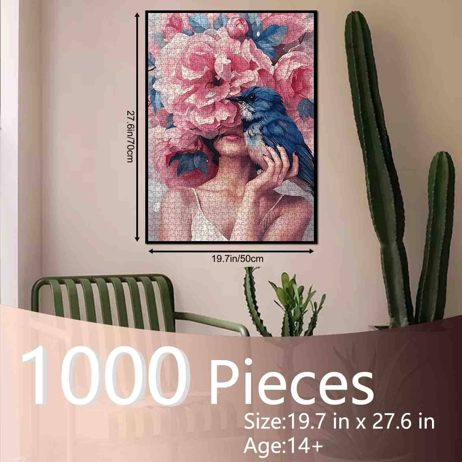tucocoo-bluebird-whisper-puzzle-1000-teile-rosen image 5