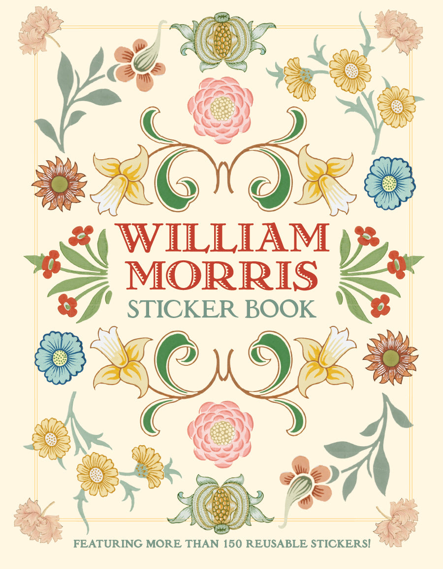 pomegranate-william-morris-stickerbuch-blumen-ranken-muster image 2