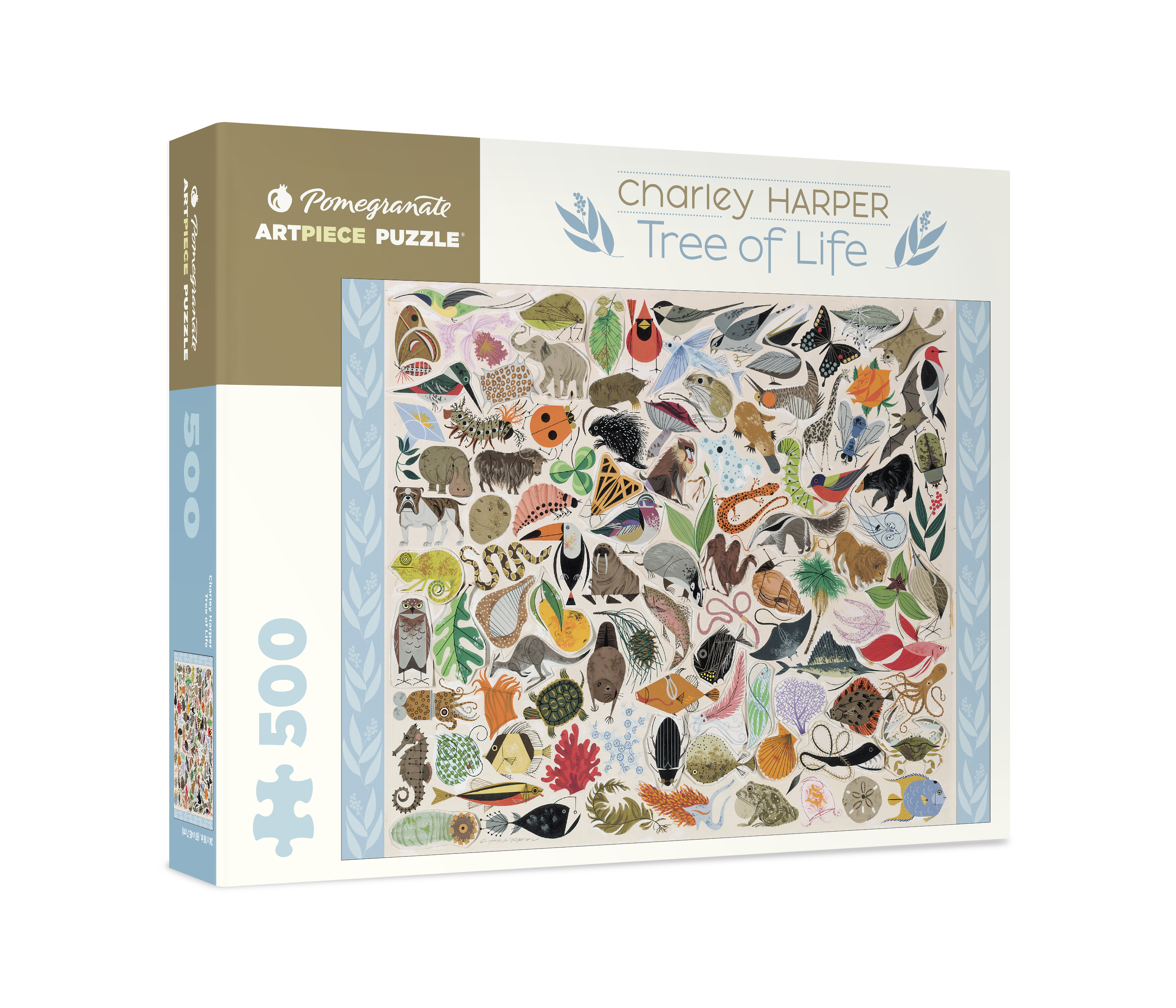 pomegranate-harper-tree-of-life-puzzle-500-teile-tiere image 1