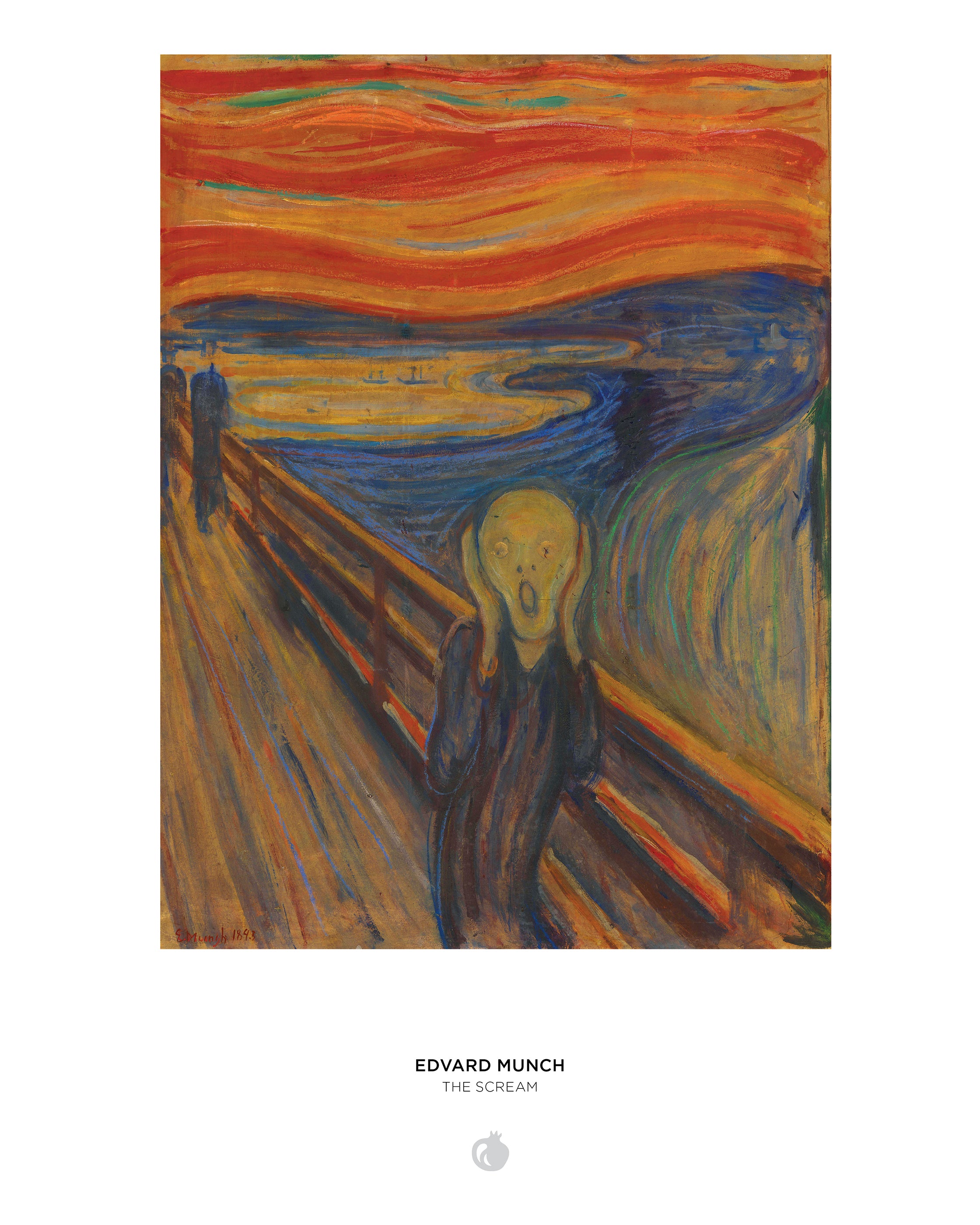 pomegranate-the-scream-puzzle-500-teile-munch-expressionismus image 3