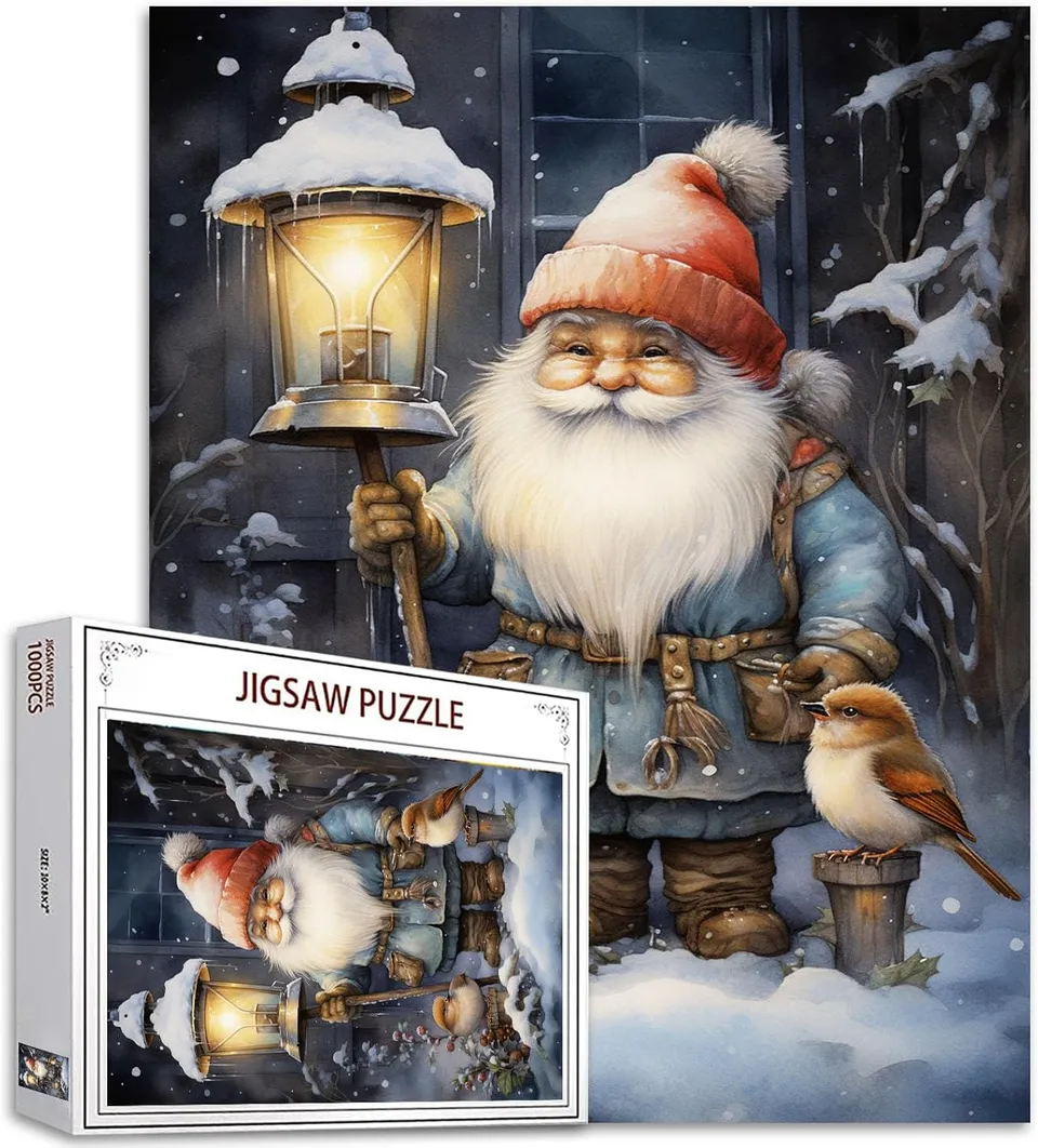 tucocoo-christmas-gnome-puzzle-1000-teile-weihnachten image 1