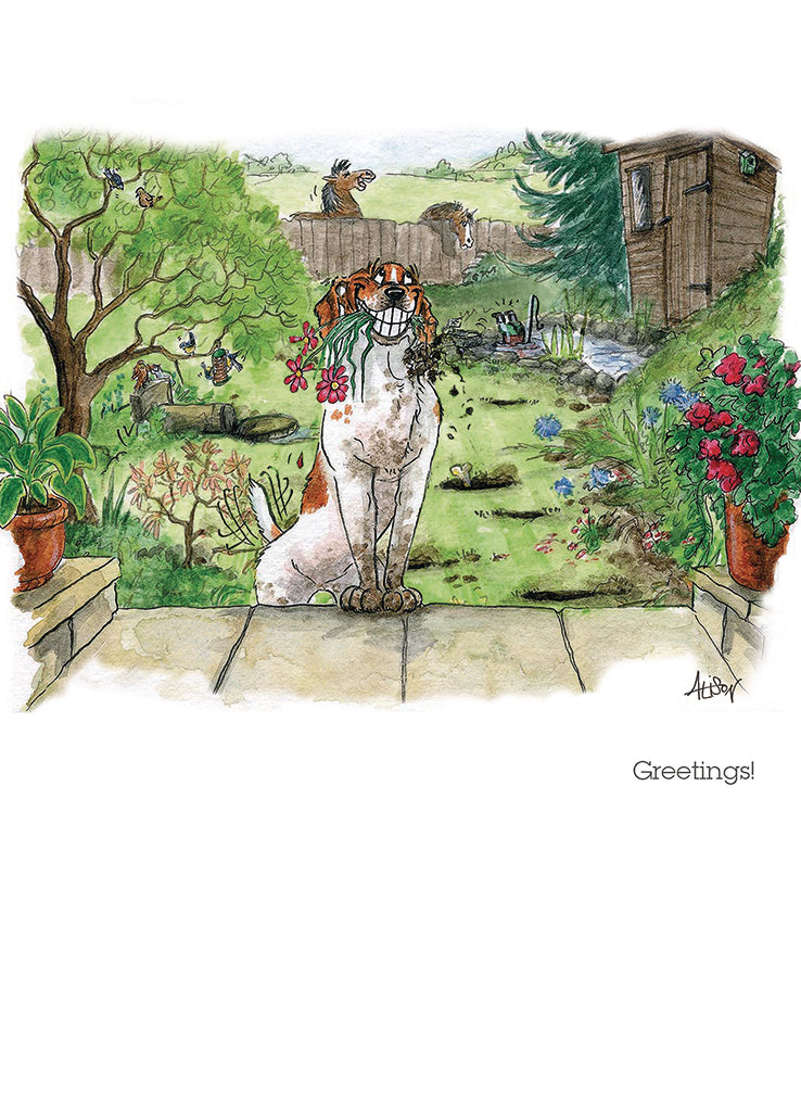 otter-house-alison-s-animals-grusskarte-hund-humor image 1