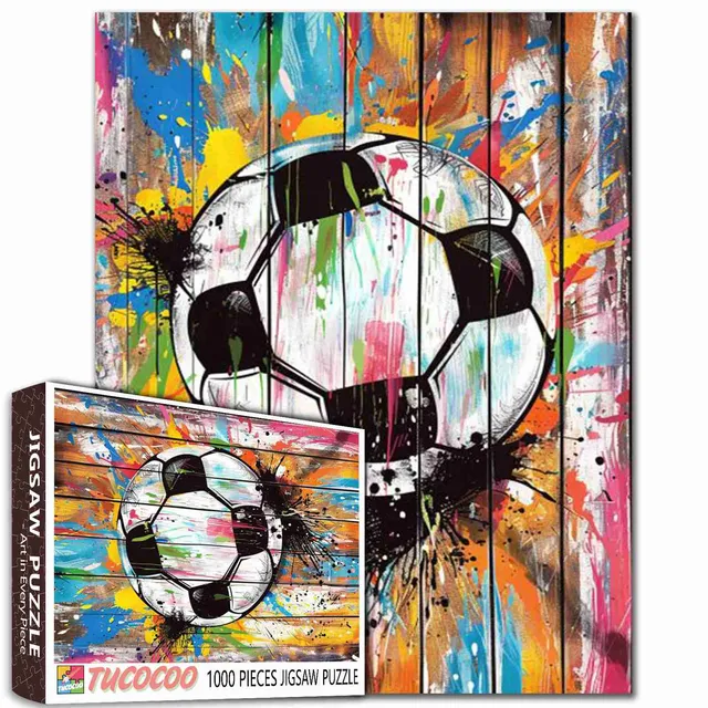tucocoo-jigsaw-puzzles-street-banksy-graffiti-football-puzzle-1000 image 1