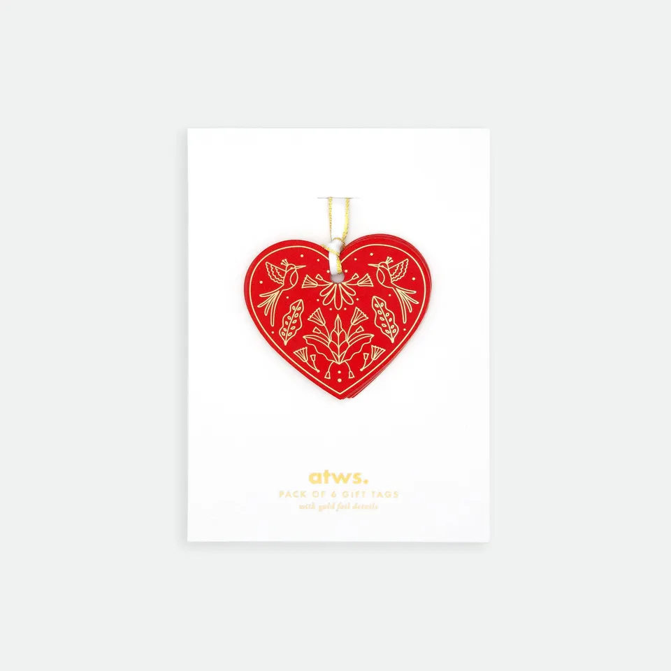 all-the-ways-to-say-red-hearts-geschenkanh-nger-6er-rot-gold image 1