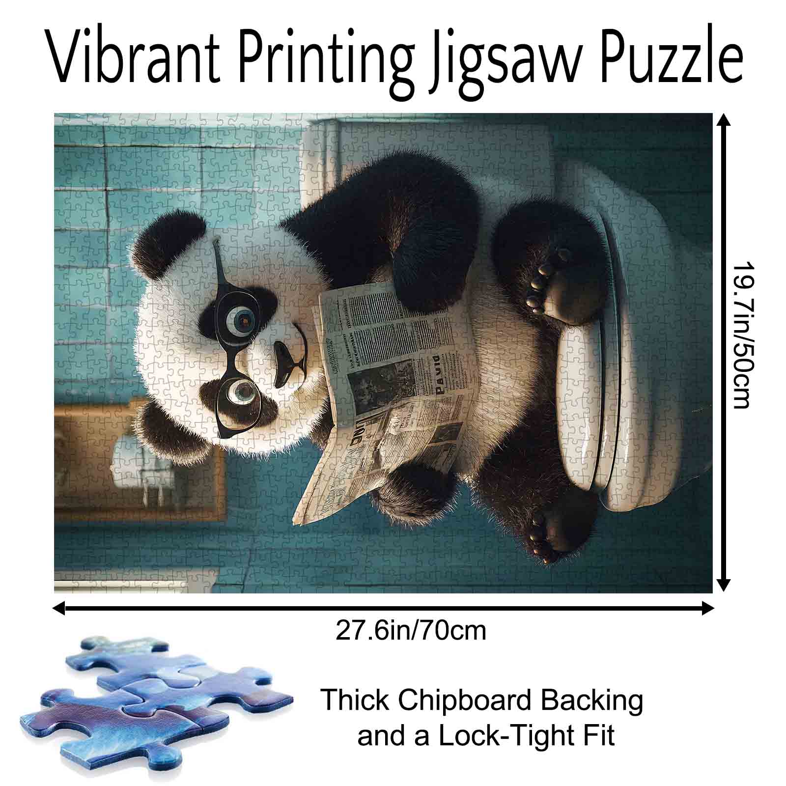 tucocoo-panda-reading-puzzle-1000-teile-tiere image 5