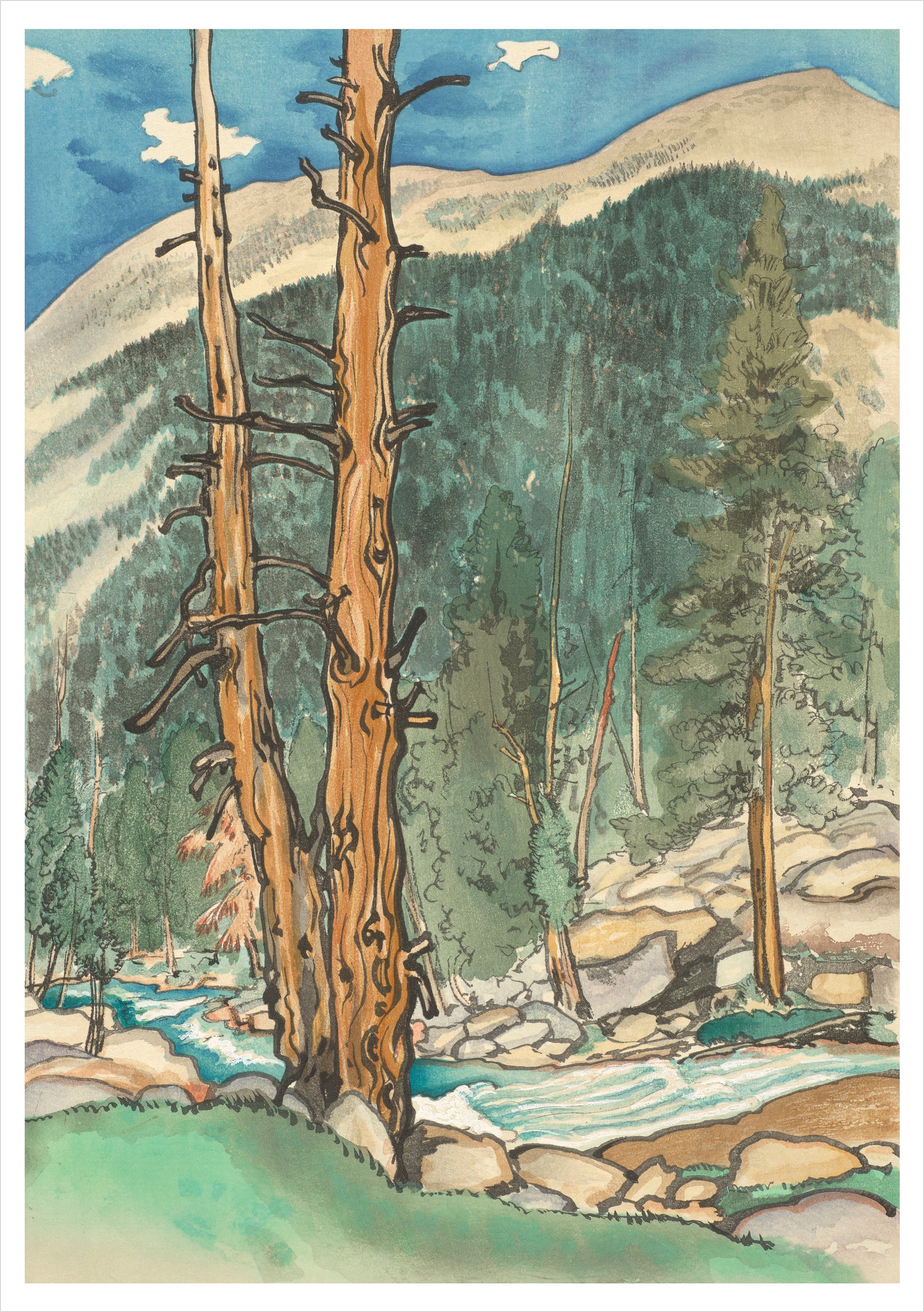 pomegranate-chiura-obata-yosemite-kartenset-box-landschaft image 3