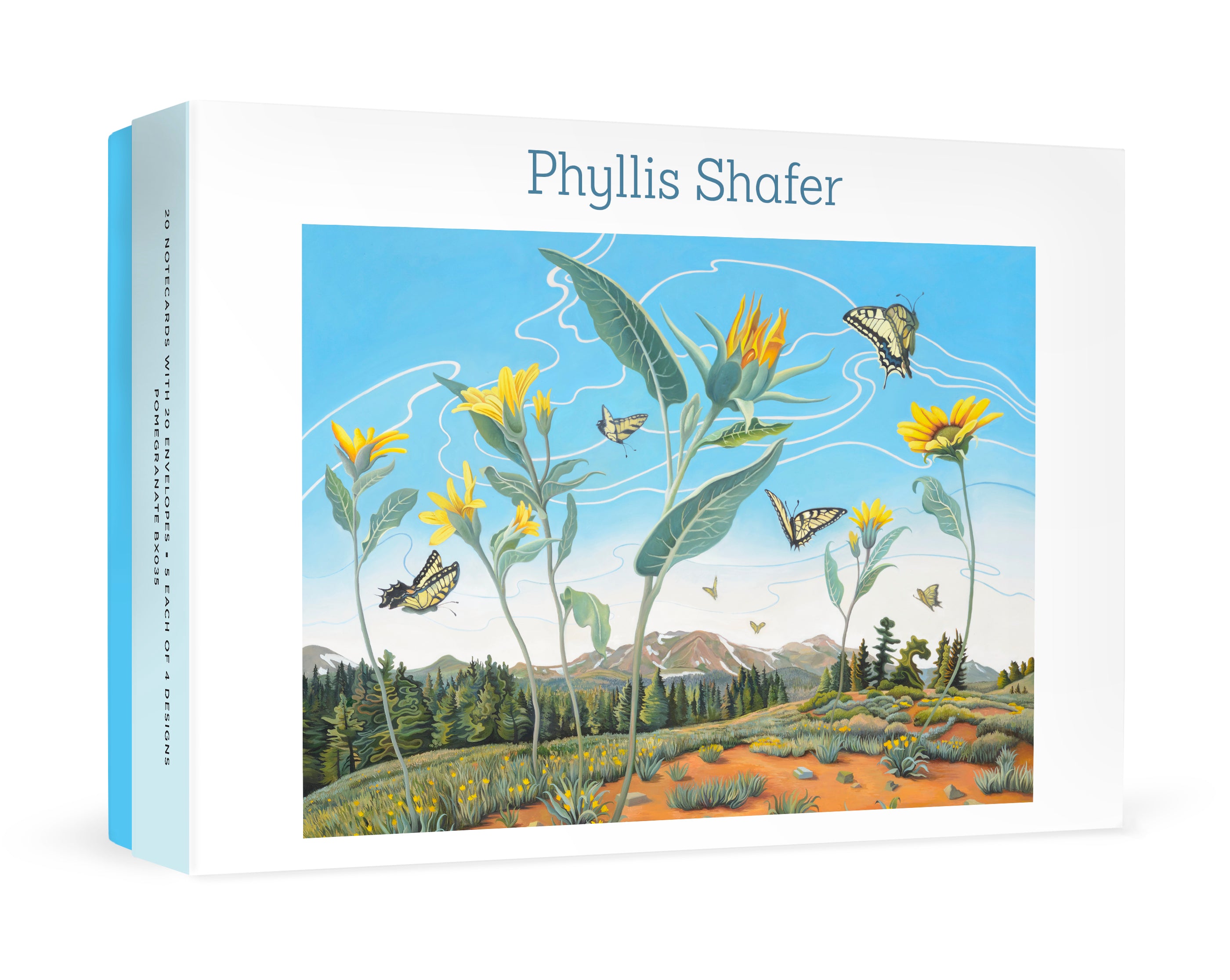 pomegranate-phyllis-shafer-klappkarten-box-20-st-ck-landschaft image 1
