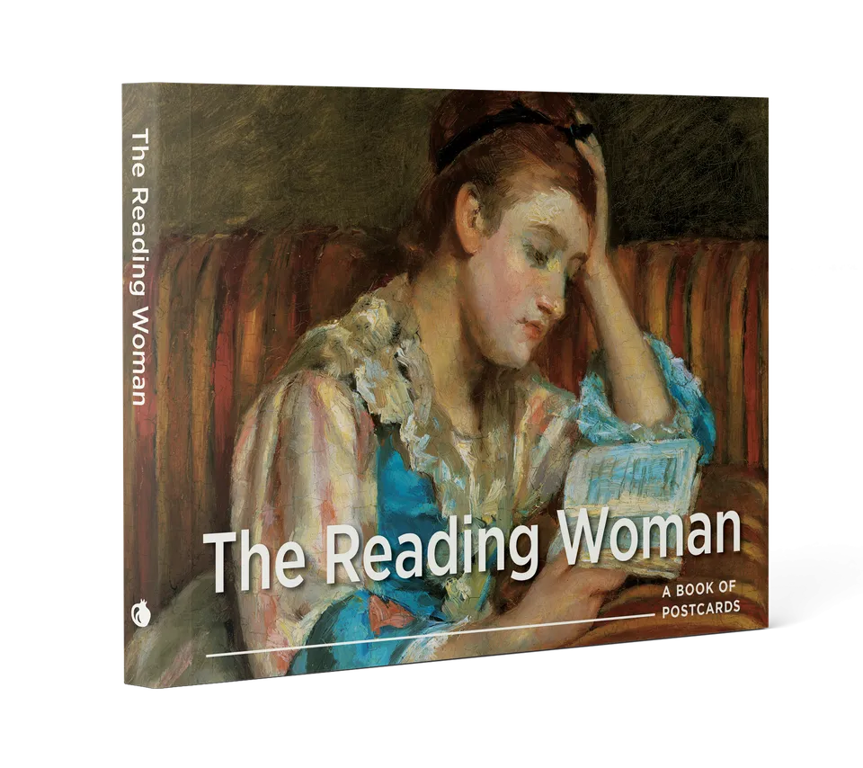 pomegranate-the-reading-woman-postkartenbuch-30-karten image 1