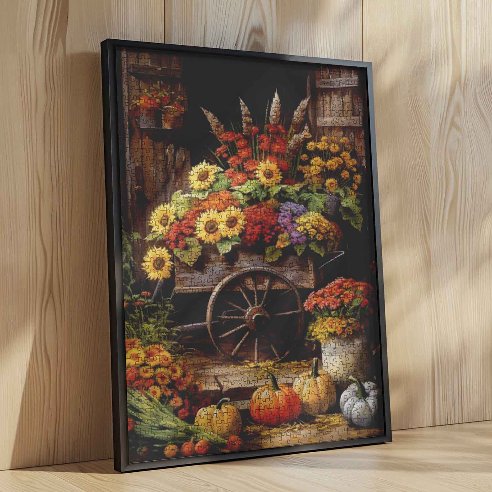 tucocoo-rustic-flower-cart-puzzle-1000-teile-blumenwagen image 4
