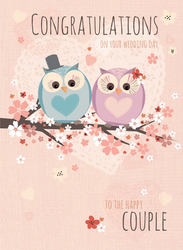 otter-house-greetings-cards-hochzeitskarte-owls-on-branch-eulen image 1