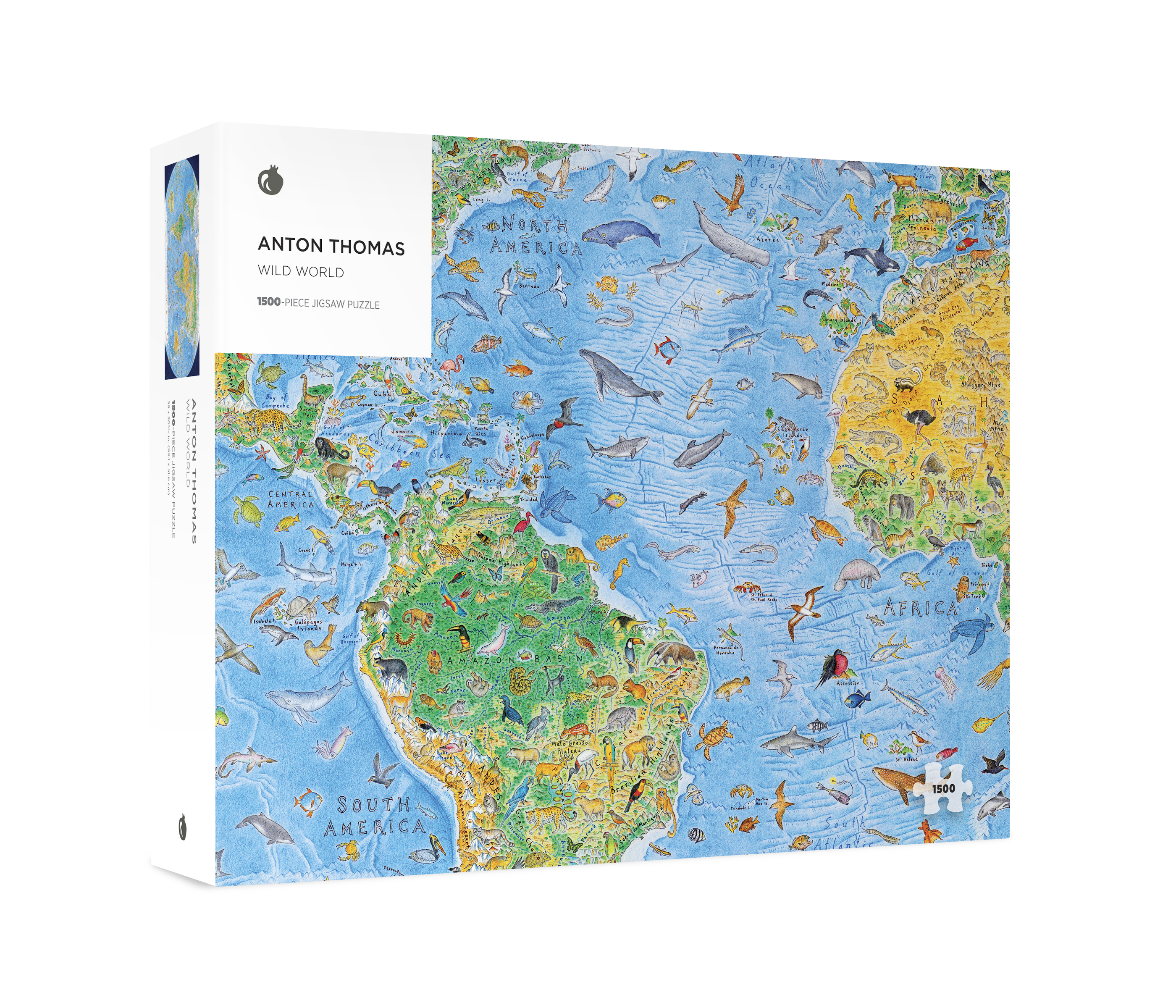 pomegranate-anton-thomas-wild-world-puzzle-1500-teile-tiere image 1
