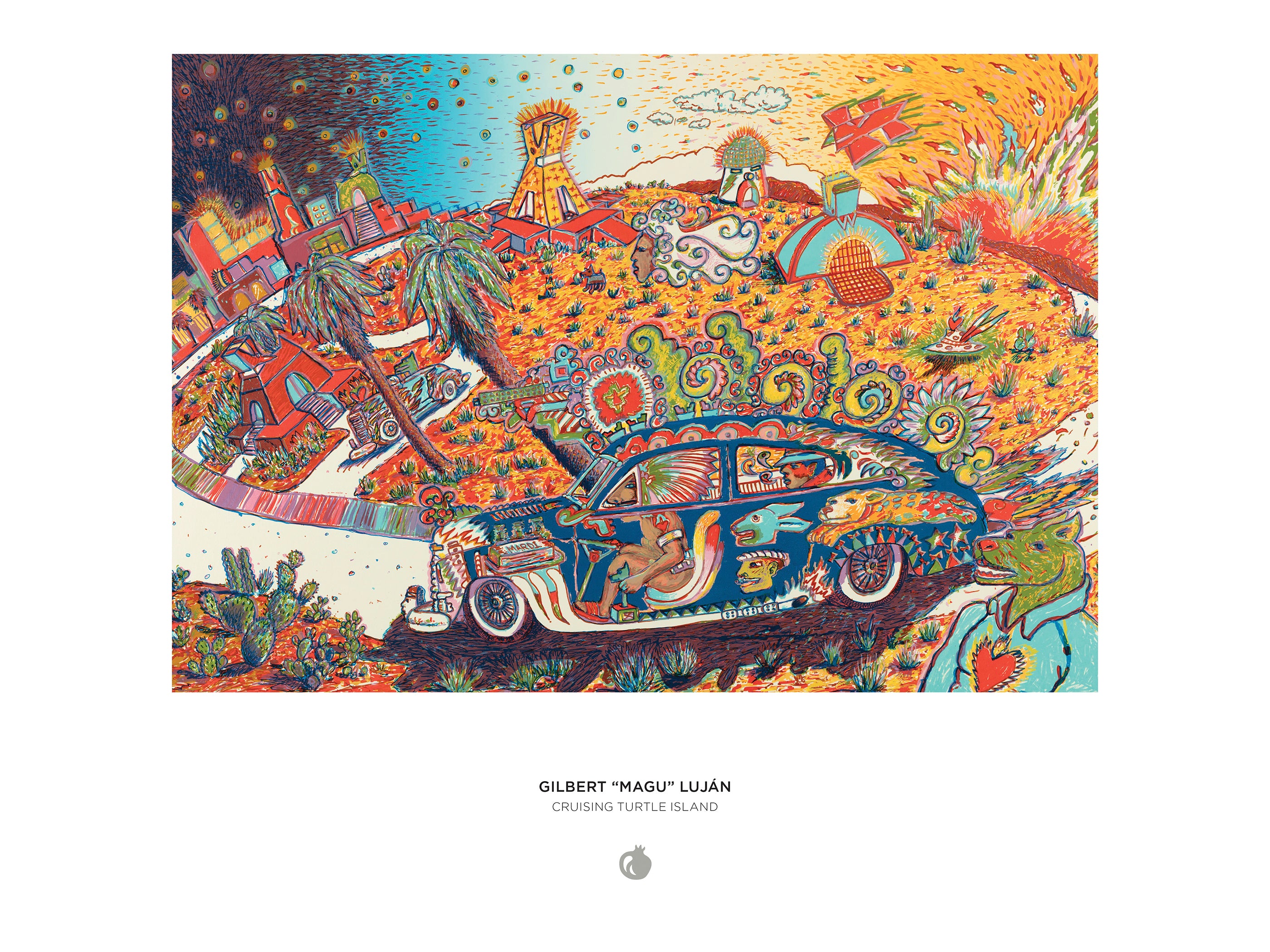 pomegranate-gilbert-luj-n-cruising-turtle-island-puzzle-1000-teile image 3