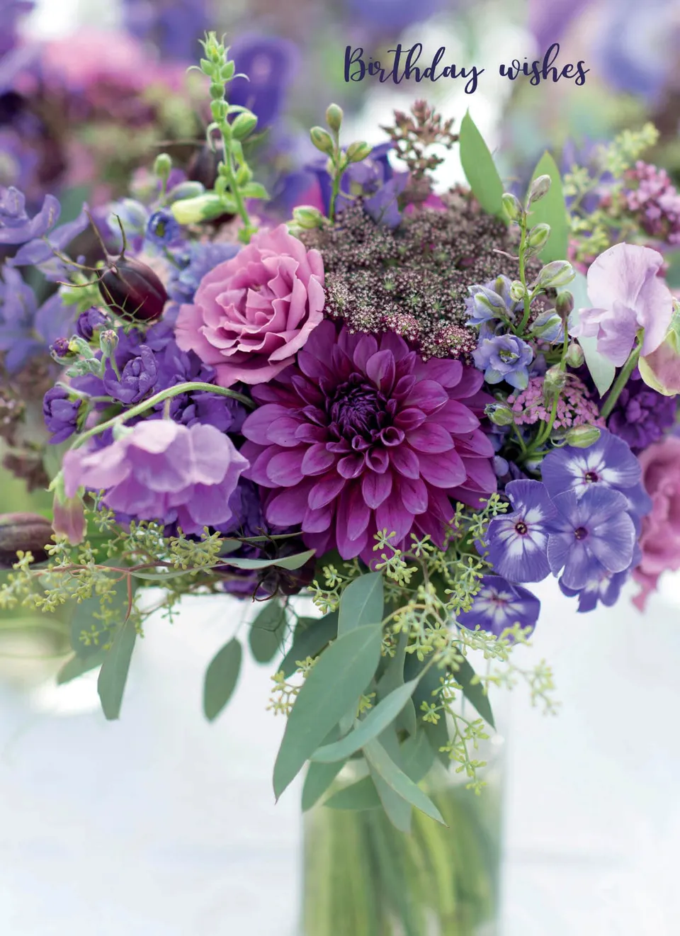 otter-house-floral-grusskarte-geburtstag-lila-blumen image 1