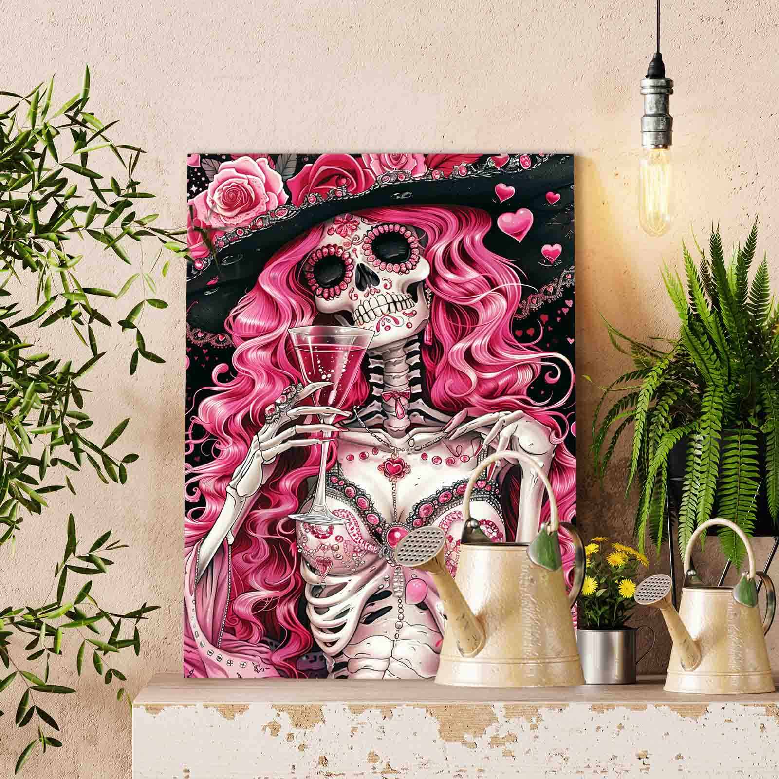 tucocoo-glamorous-skeleton-lady-malen-nach-zahlen-40x50 image 2