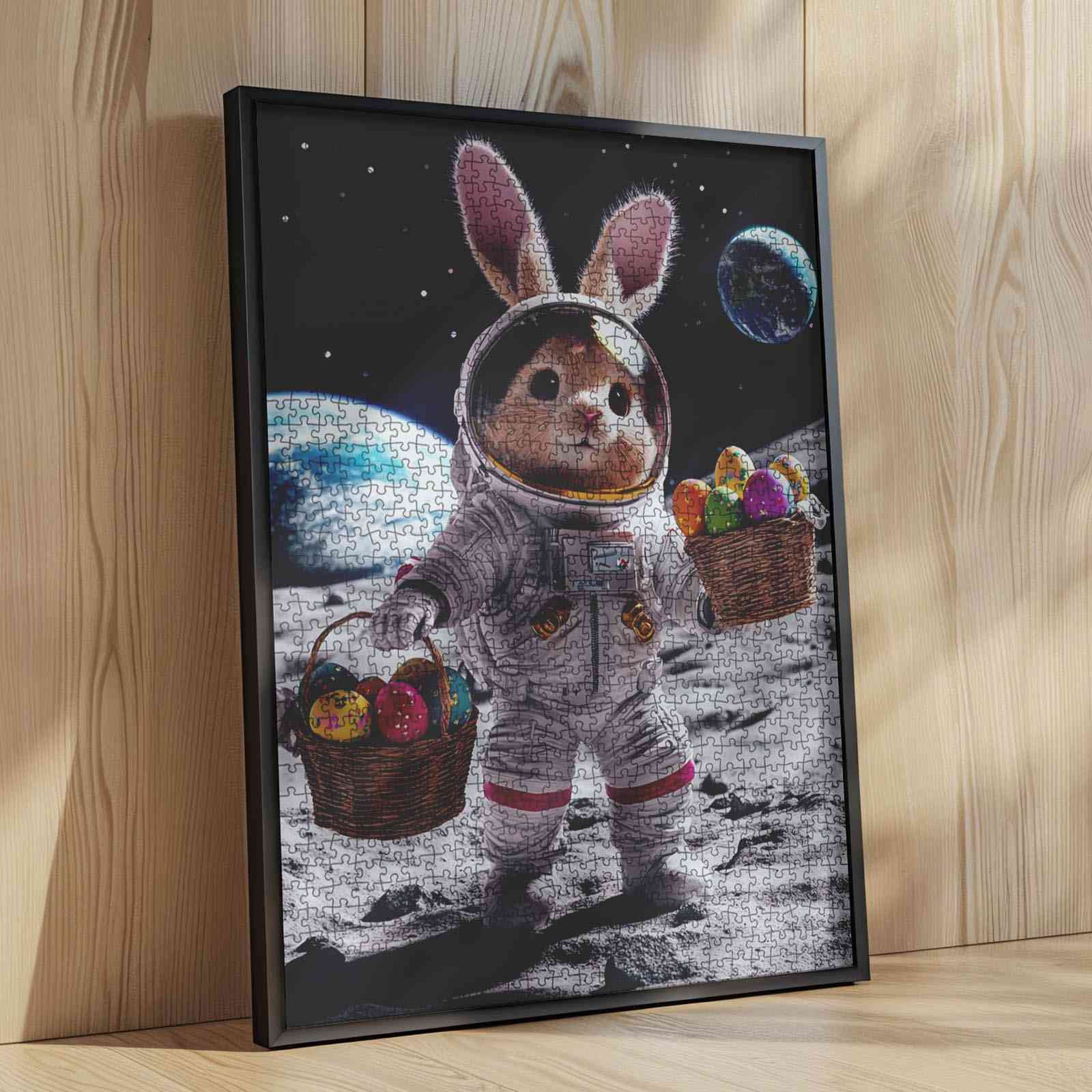tucocoo-easter-bunny-on-the-moon-puzzle-1000-teile-ostern image 2