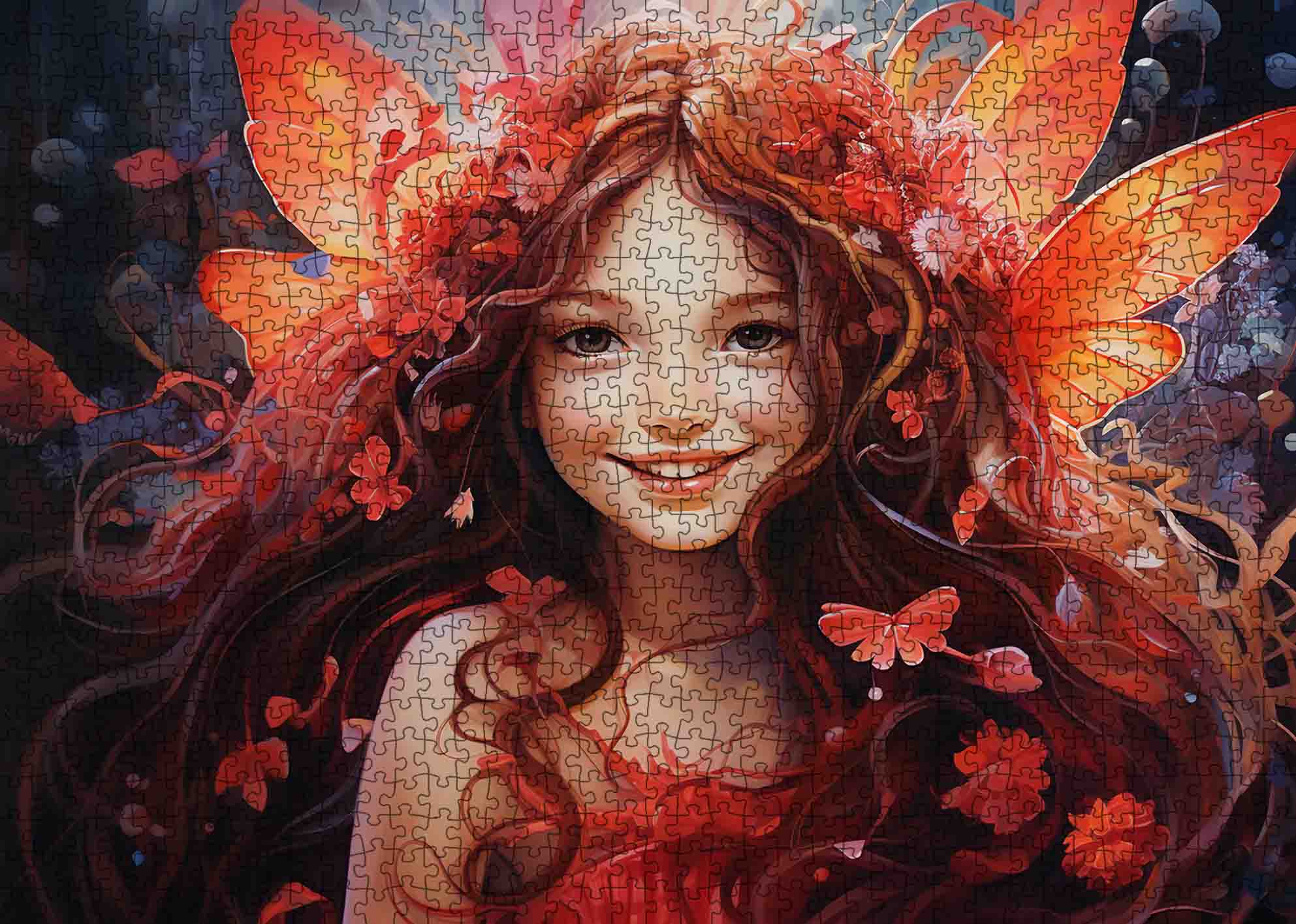 tucocoo-radiant-fairy-fiery-red-wings-puzzle-1000-teile-fee image 2