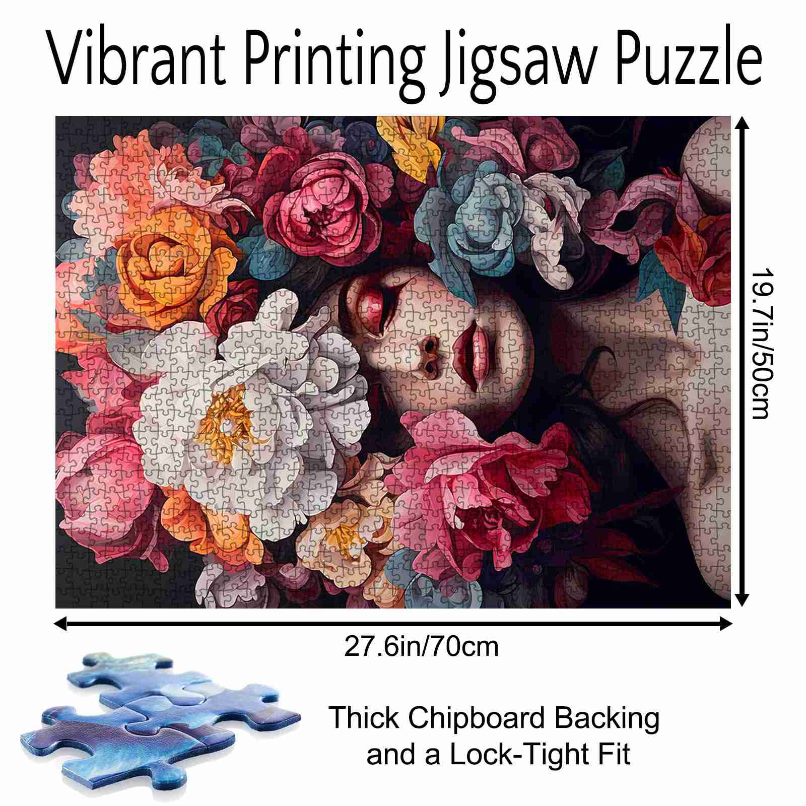 tucocoo-floral-elegance-puzzle-1000-teile-blumenfrau image 5