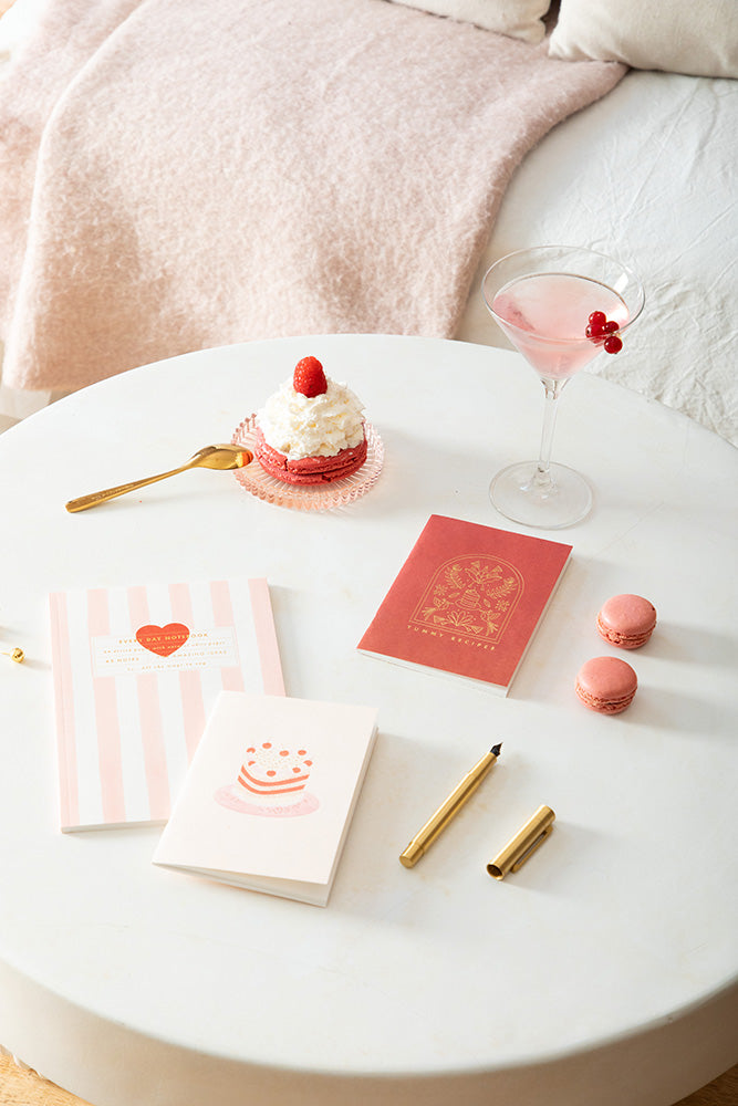 all-the-ways-to-say-pink-stripes-notebook-a5-herz-gold image 7