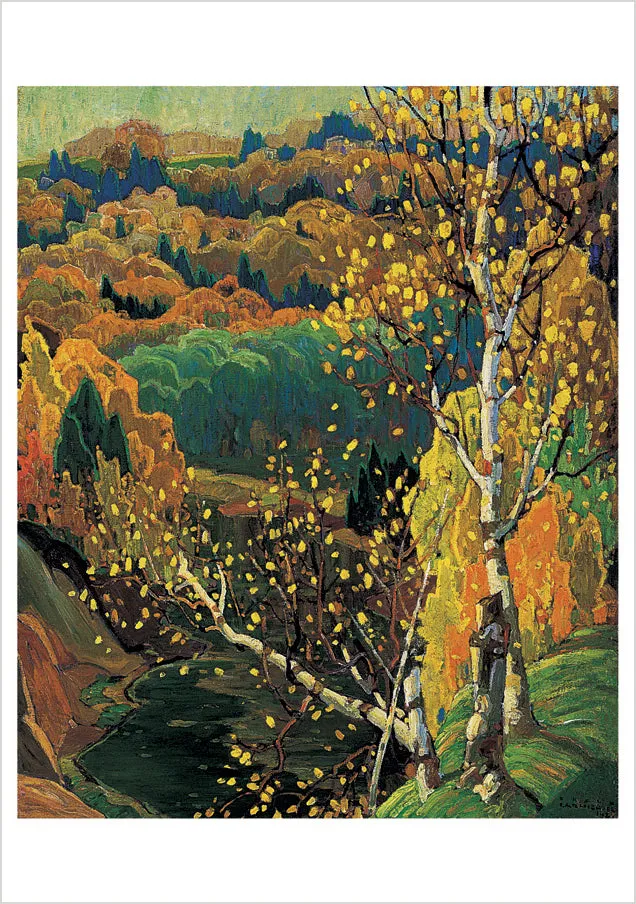 pomegranate-blank-notecards-carmichael-october-gold-karte image 1