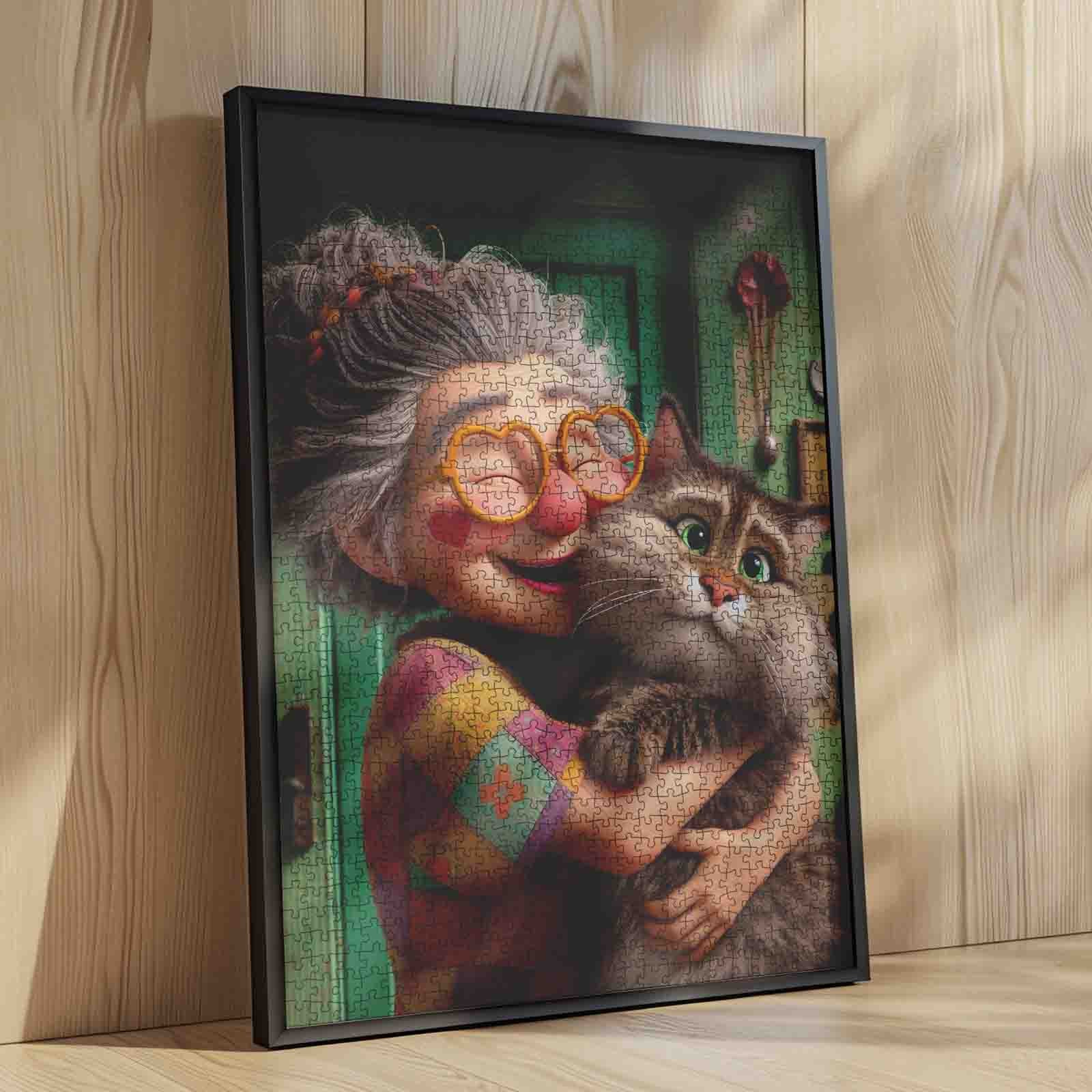 tucocoo-jigsaw-puzzles-grandma-cat-puzzle-1000-teile-katze image 4