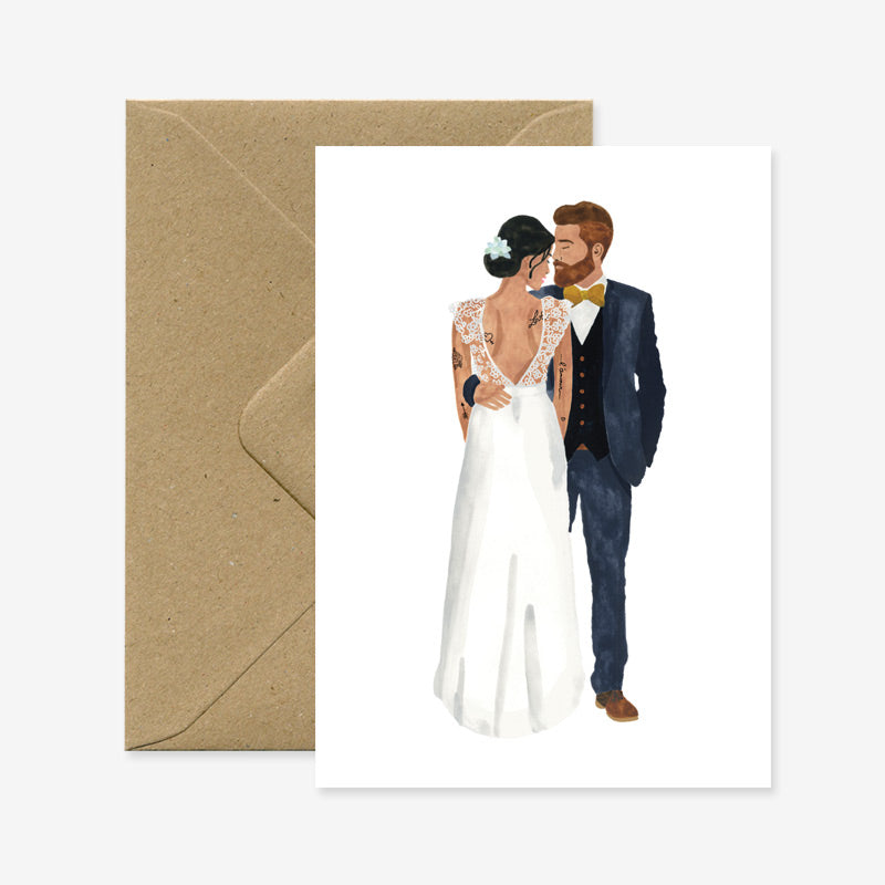 all-the-ways-to-say-married-lovers-gru-karte-a6-hochzeit image 1