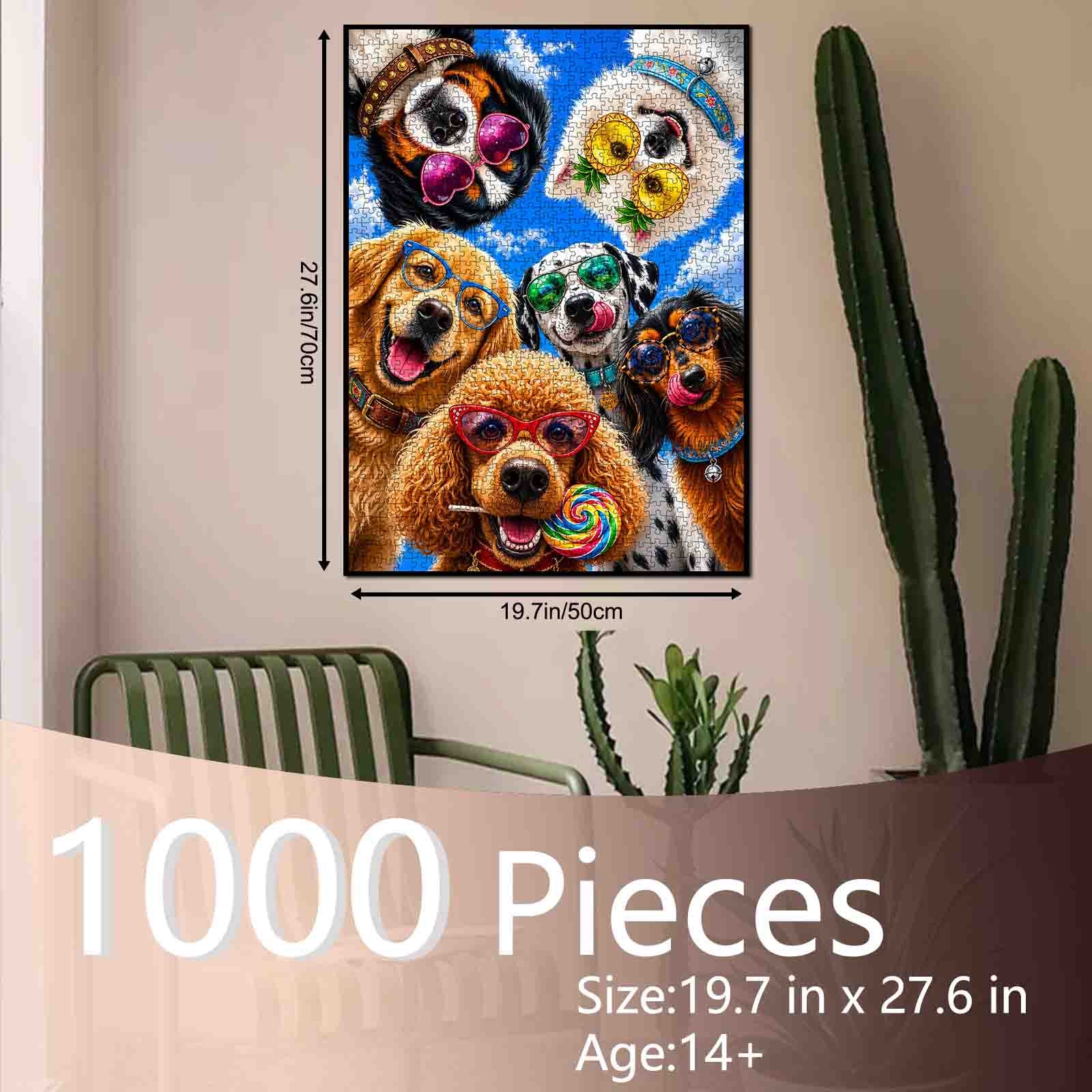 tucocoo-jigsaw-puzzles-funny-dogs-sunglasses-puzzle-1000-teile-hunde image 5