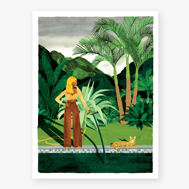 all-the-ways-to-say-chic-watering-poster-frau-mit-gie-kanne image 1