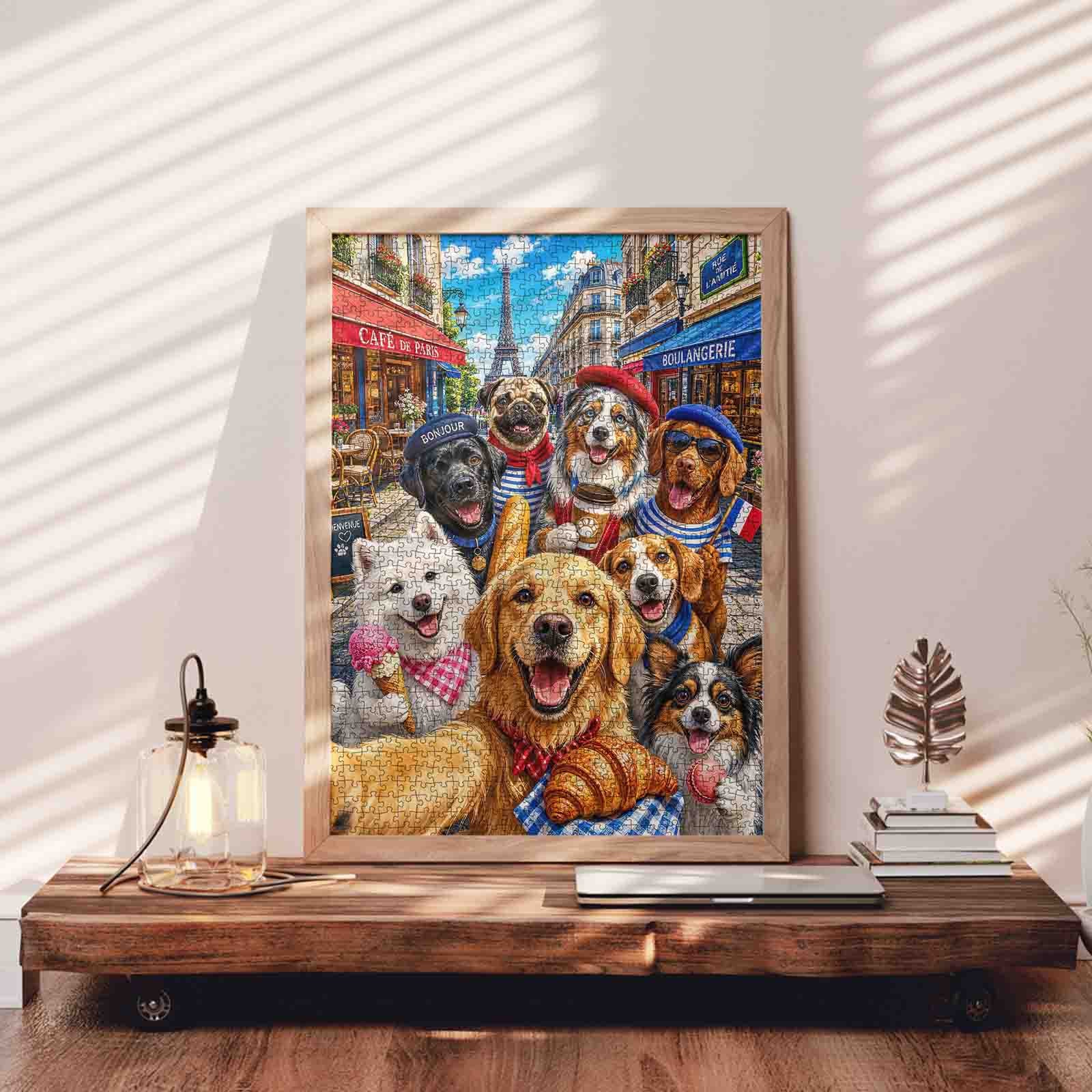 tucocoo-paris-caf-dog-friends-puzzle-1000-teile-hunde image 3