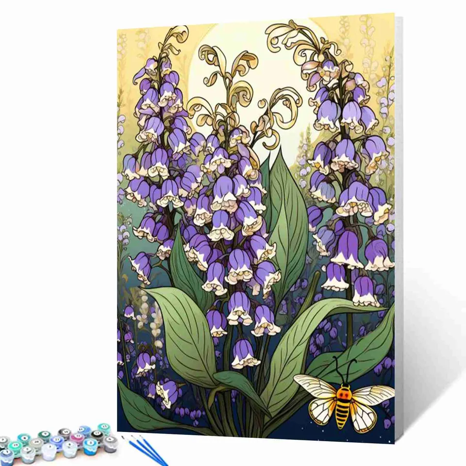 tucocoo-elegant-flower-bouquet-malen-nach-zahlen-40x50-cm image 1