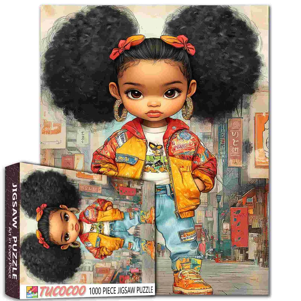 tucocoo-jigsaw-puzzles-stylish-girl-puzzle-1000-teile image 1