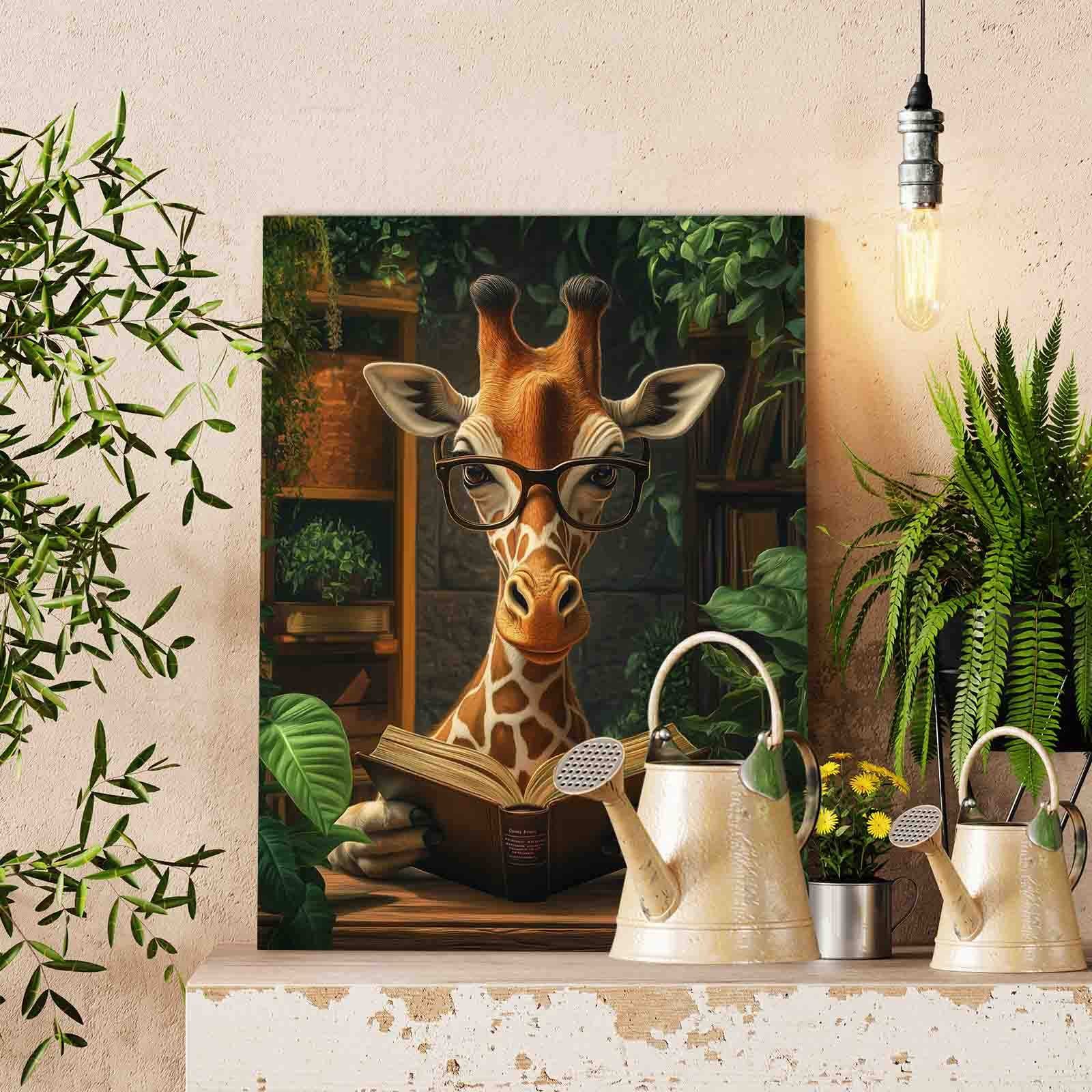 tucocoo-giraffe-scholar-in-study-room-malen-nach-zahlen-40x50 image 2