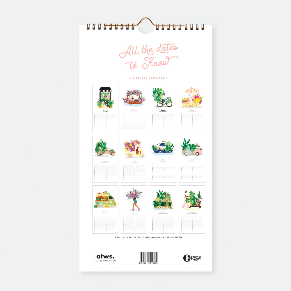 all-the-ways-to-say-birthday-kalender-geburtstagskalender-19x35 image 3