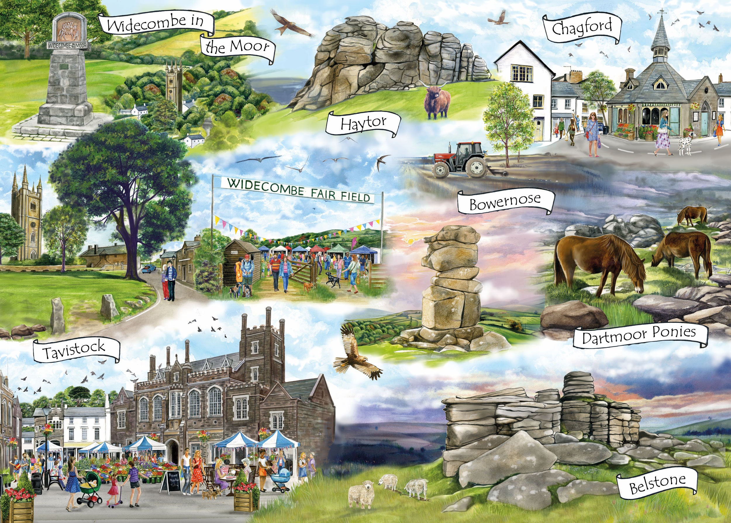 otter-house-puzzles-dartmoor-puzzle-1000-teile-landschaft image 1