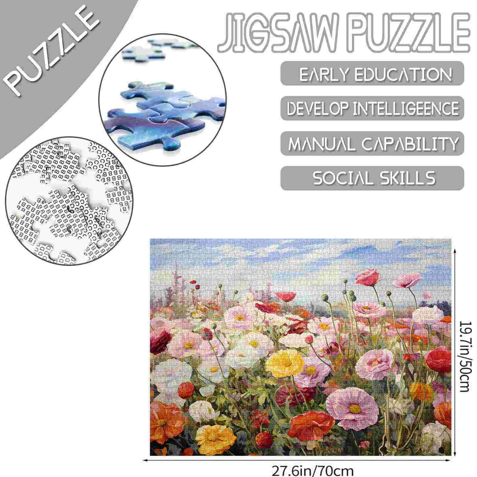tucocoo-poppy-field-puzzle-1000-teile-mohnblumen image 4