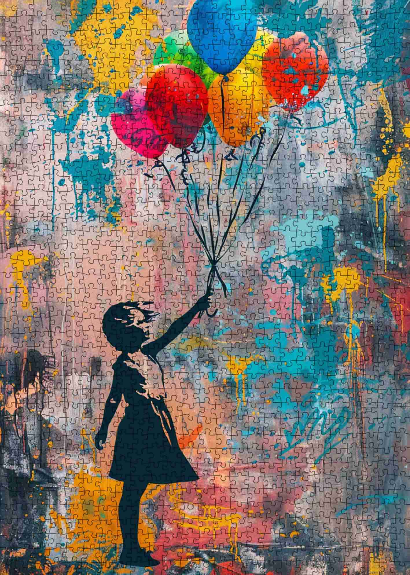tucocoo-jigsaw-colorful-balloons-girl-puzzle-1000-teile-graffiti image 2