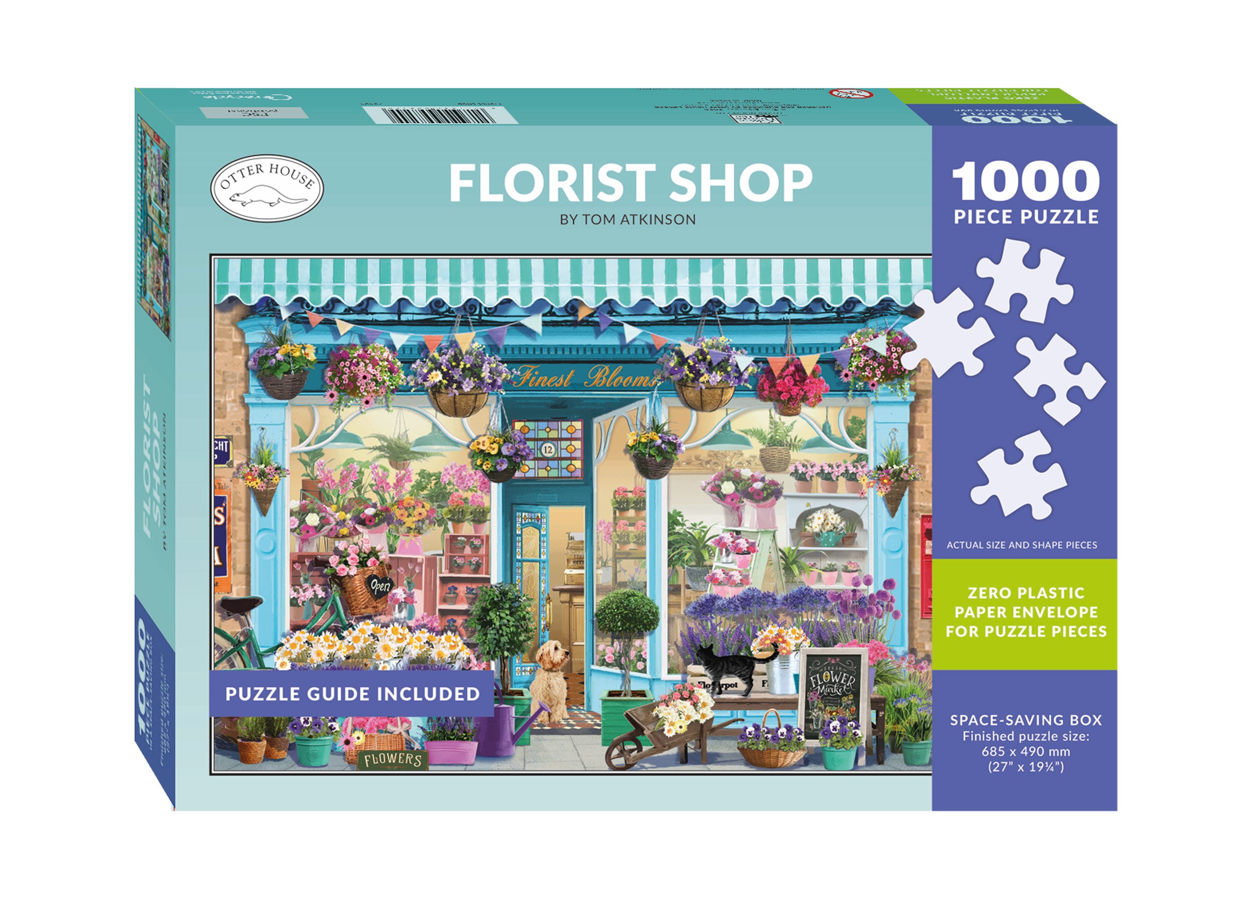 otter-house-florist-shop-1000-teile-puzzle-blumenladen image 2