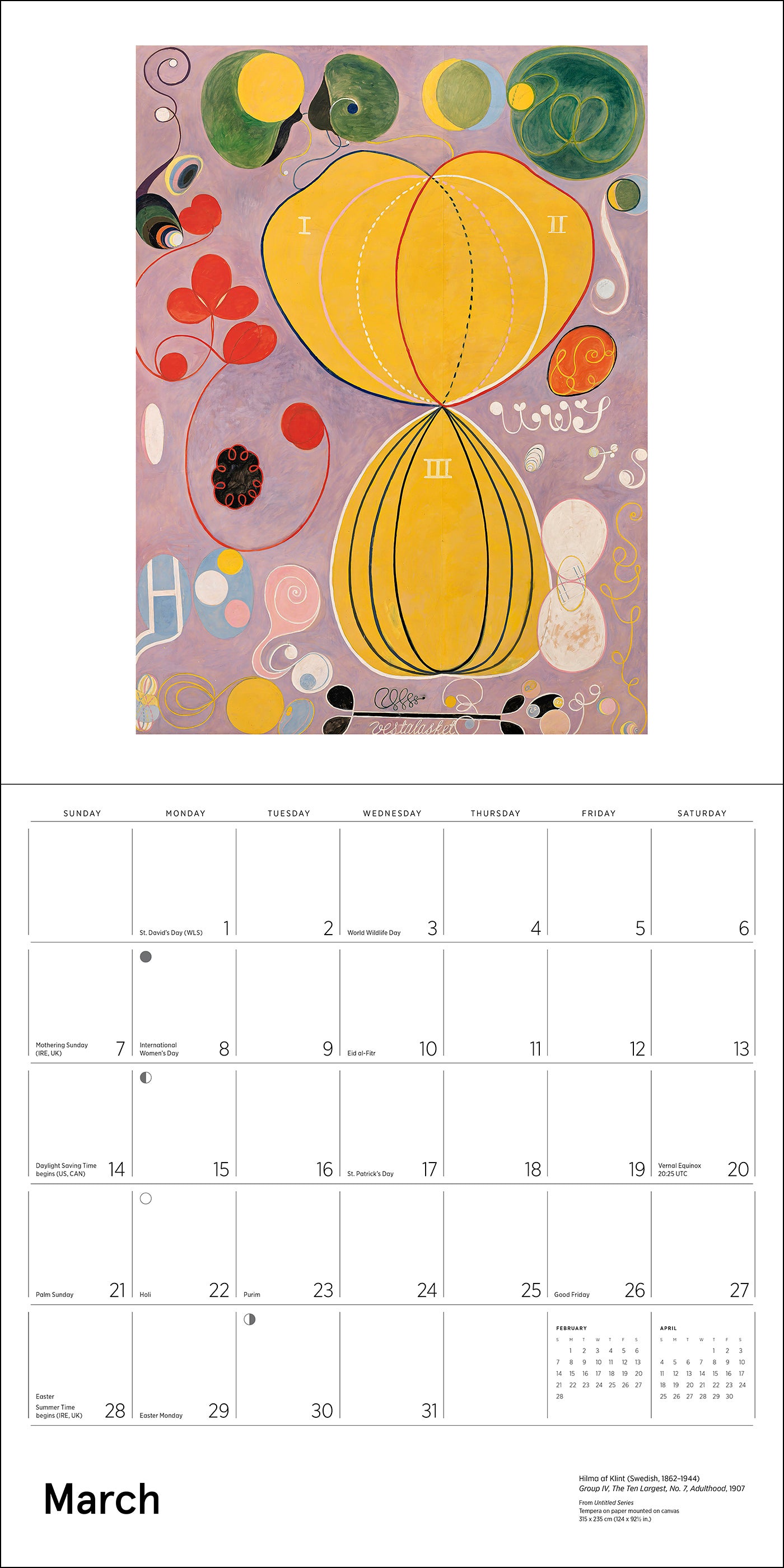 pomegranate-hilma-af-klint-original-abstraction-wandkalender-2027 image 5