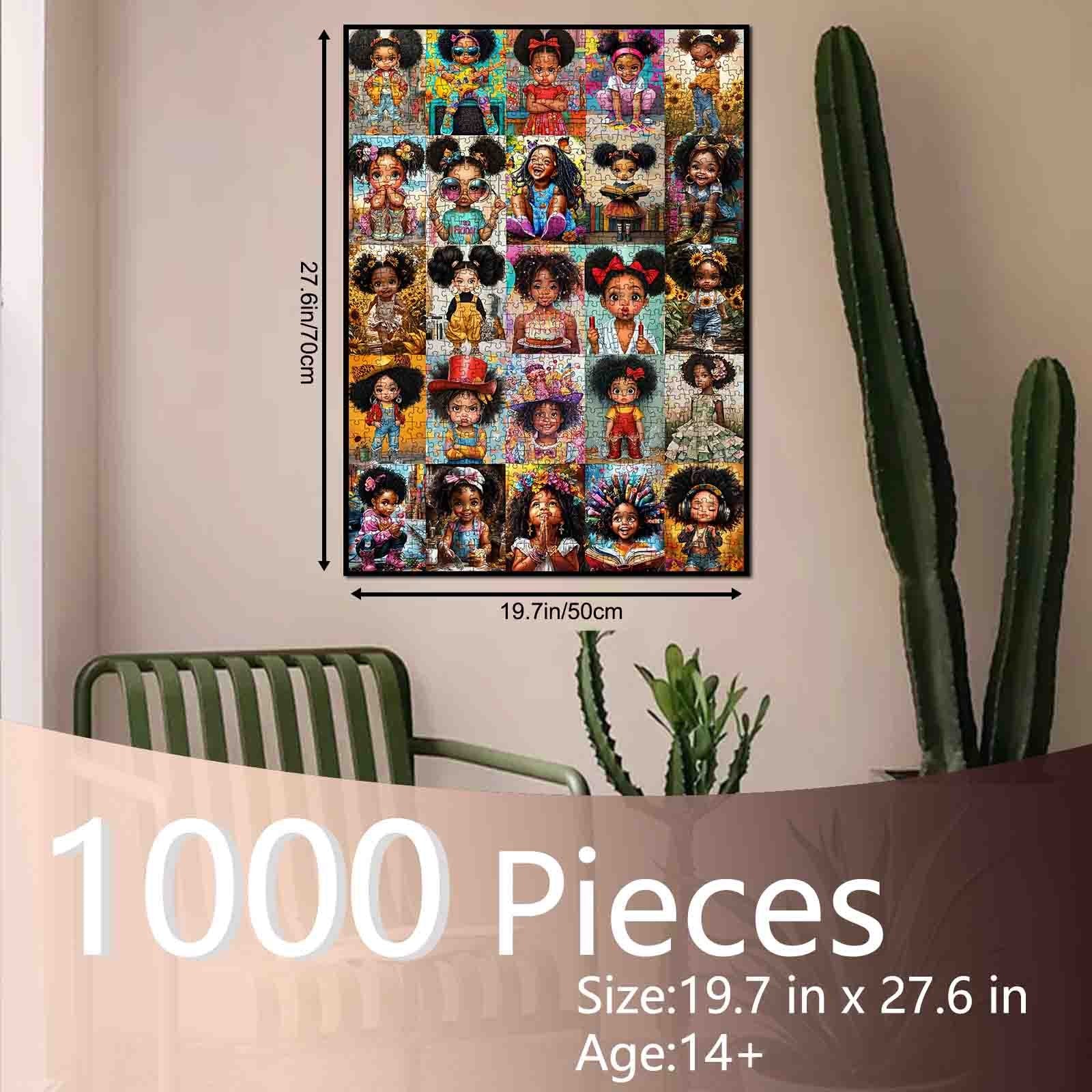 tucocoo-cute-black-girl-moments-puzzle-1000-teile-collage image 5
