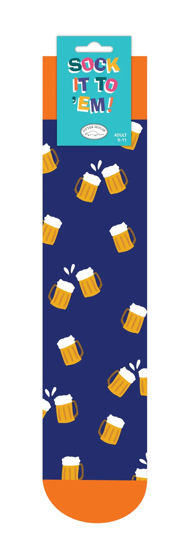 otter-house-sock-it-to-em-socken-beers-1-paar image 1
