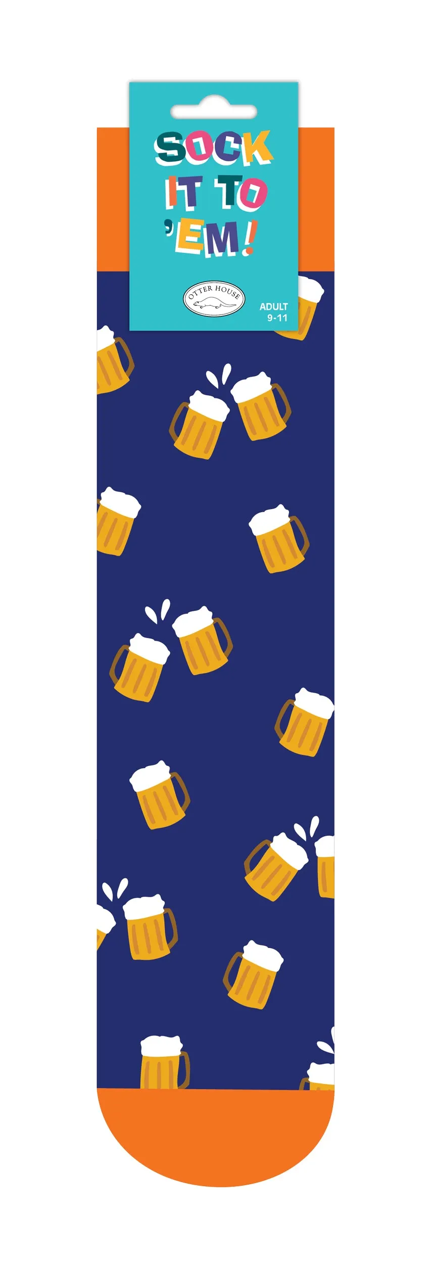 otter-house-sock-it-to-em-socken-beers-1-paar image 1