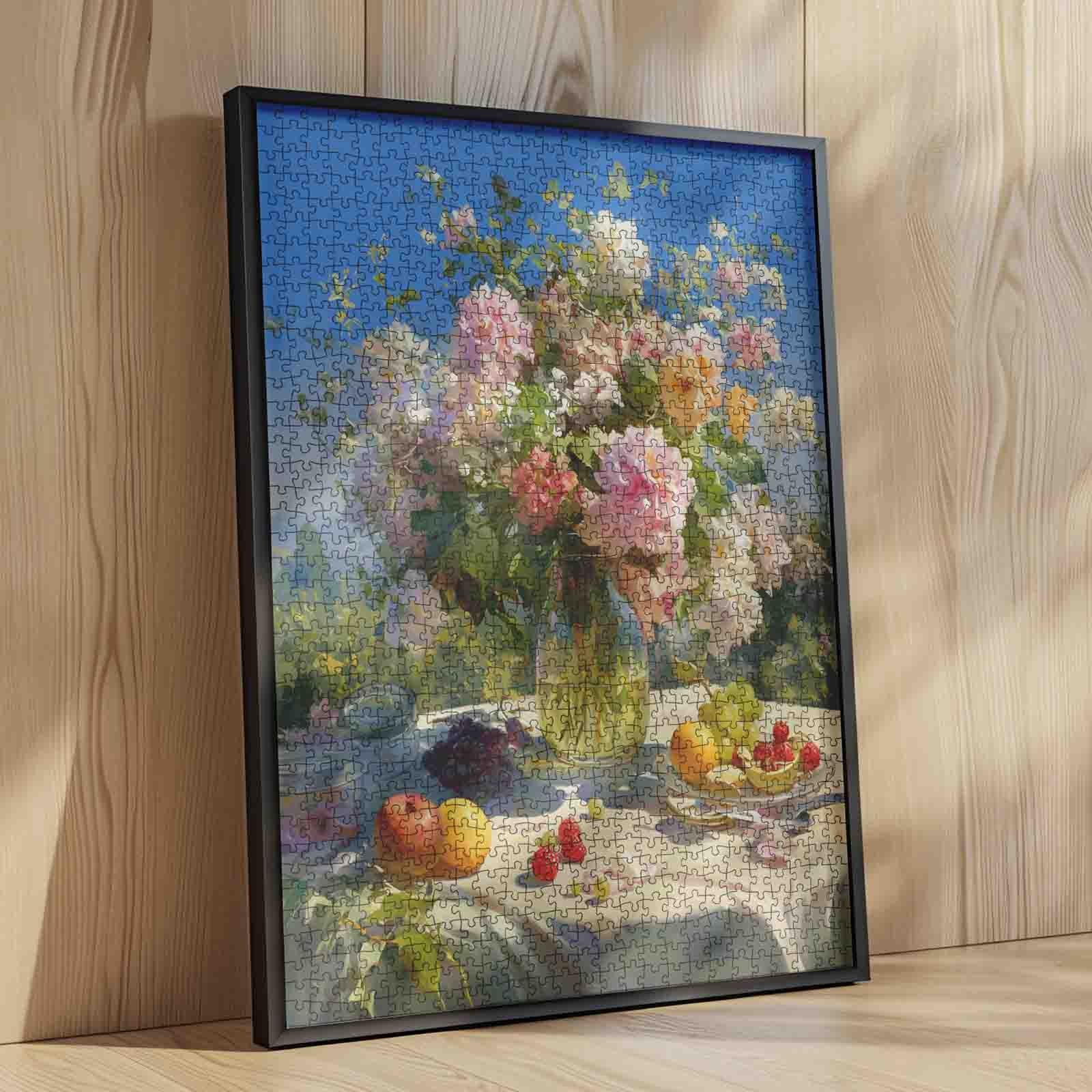 tucocoo-sunlit-garden-floral-vase-puzzle-1000-teile-blumen image 4