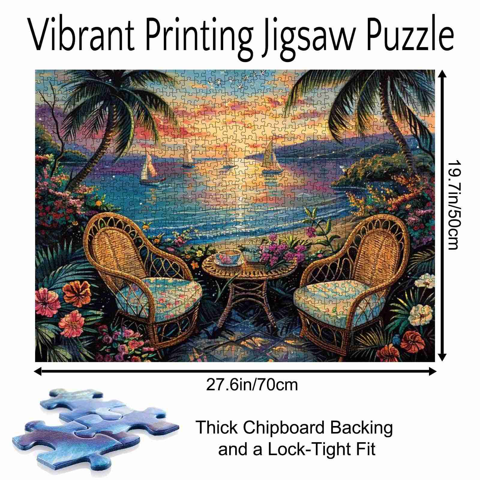 tucocoo-seaside-sunset-puzzle-1000-teile-meer-strand image 5