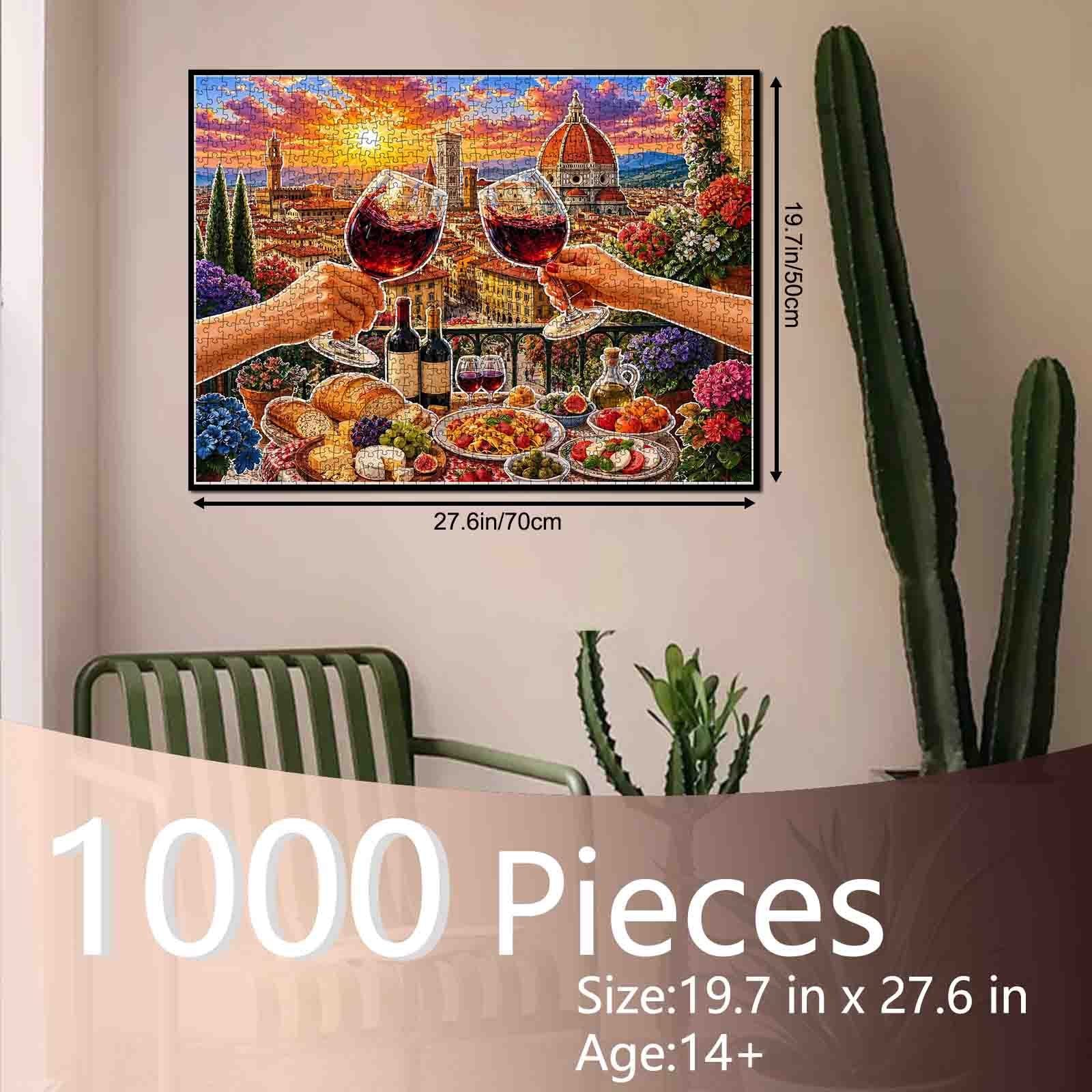 tucocoo-jigsaw-puzzles-florence-sunset-puzzle-1000-teile-wein image 5