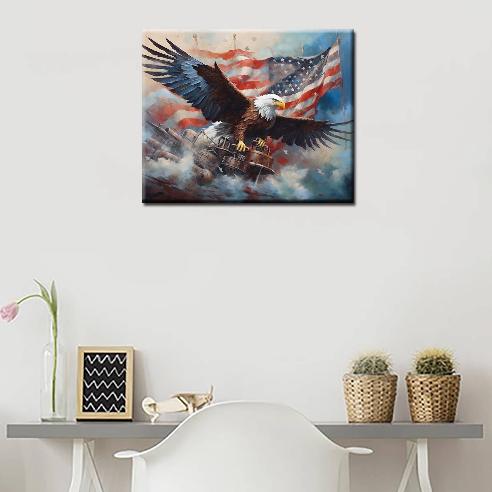tucocoo-paint-by-numbers-bald-eagle-malen-nach-zahlen-16x20-ohne-rahmen image 3