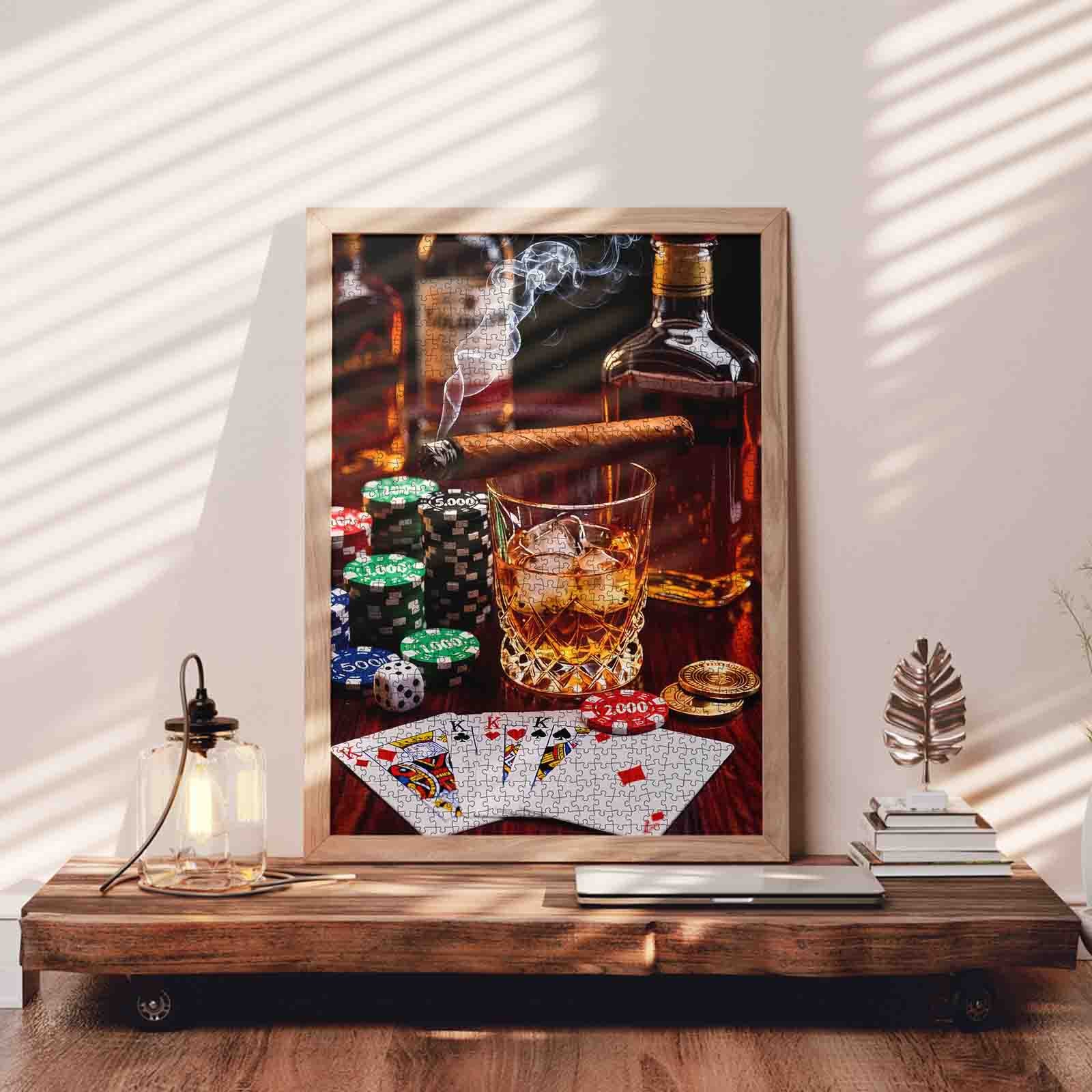 tucocoo-whiskey-night-poker-puzzle-1000-teile-whiskey image 3