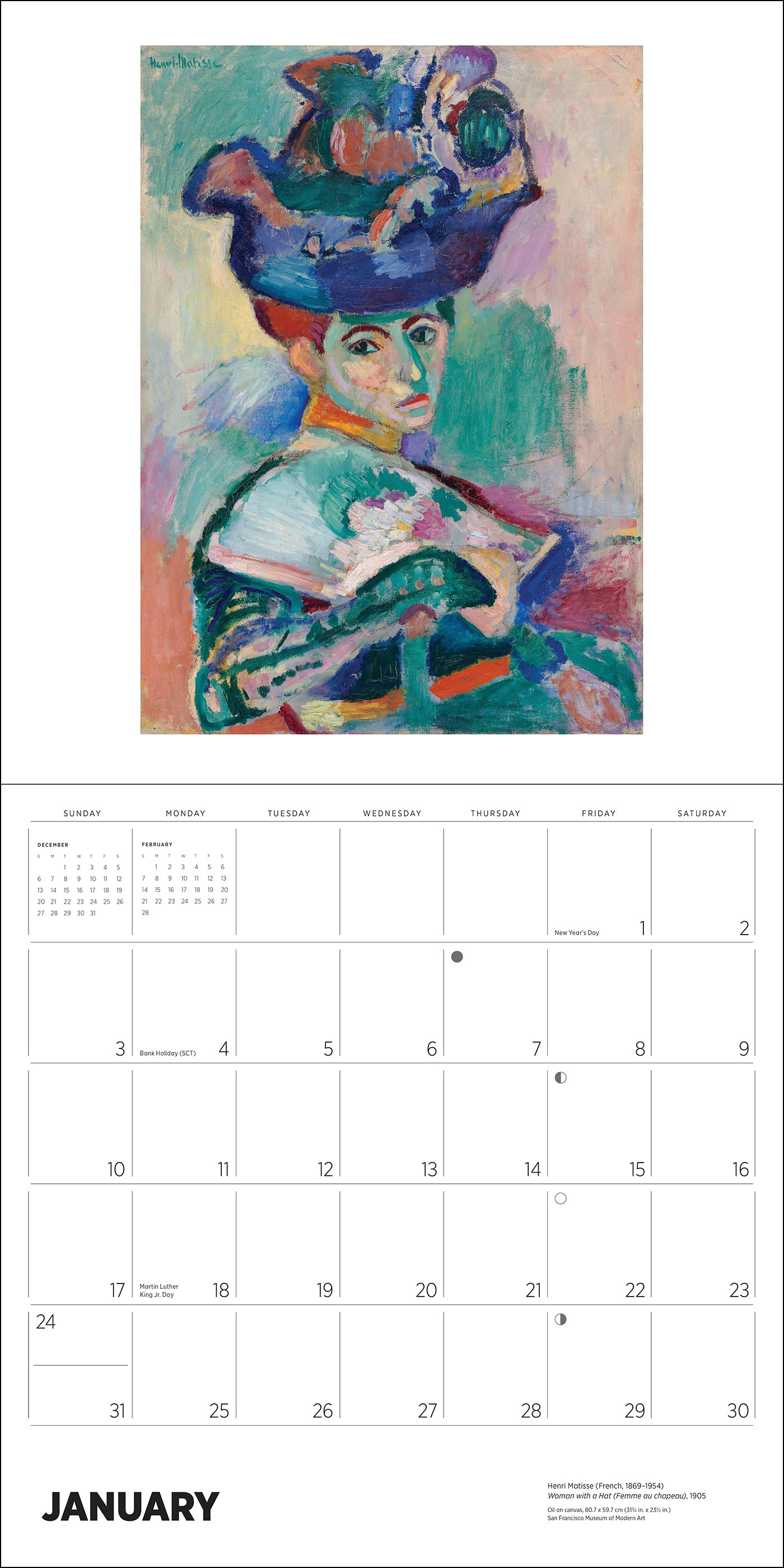 pomegranate-henri-matisse-wandkalender-2027-kunst image 3