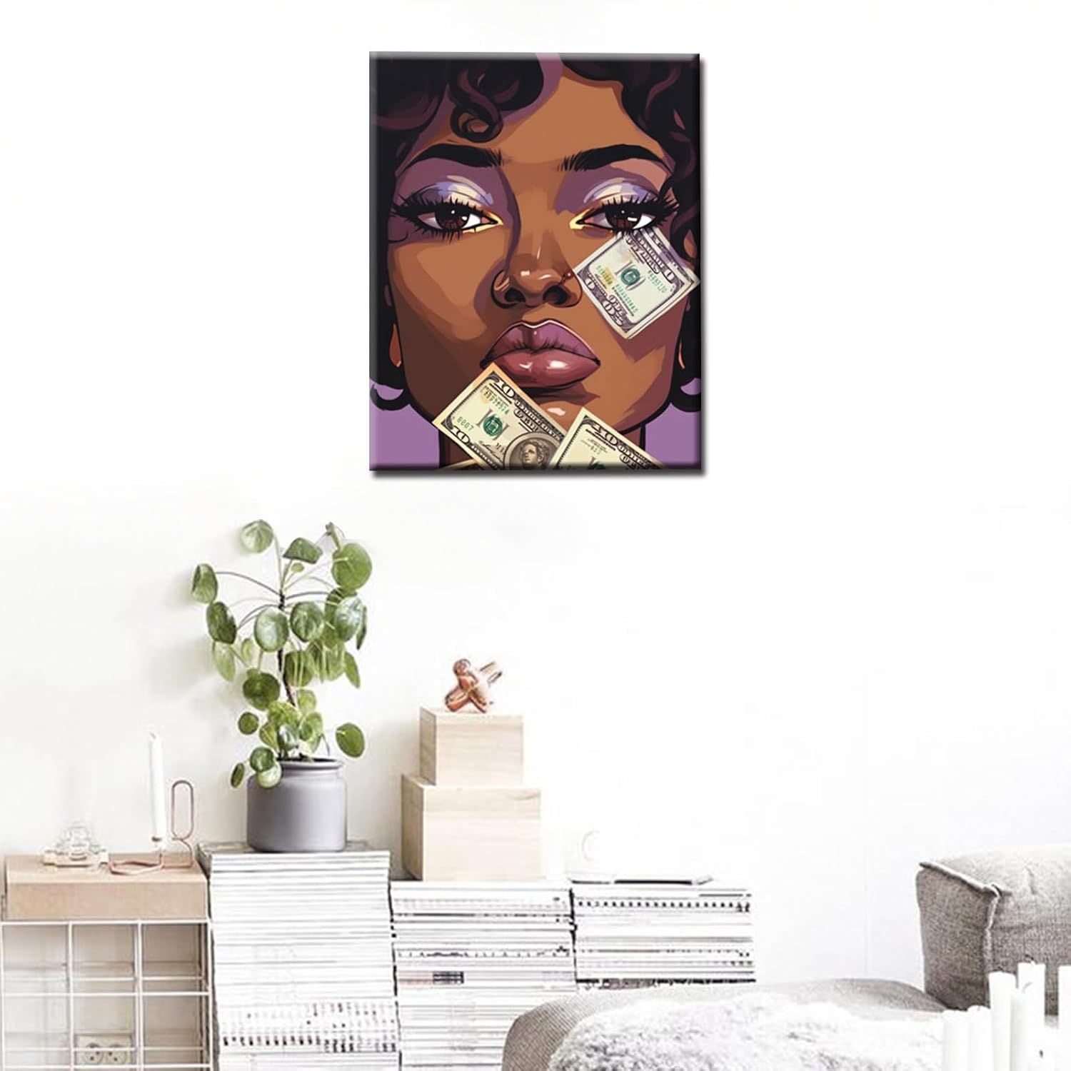 tucocoo-african-american-woman-malen-nach-zahlen-40x50 image 3