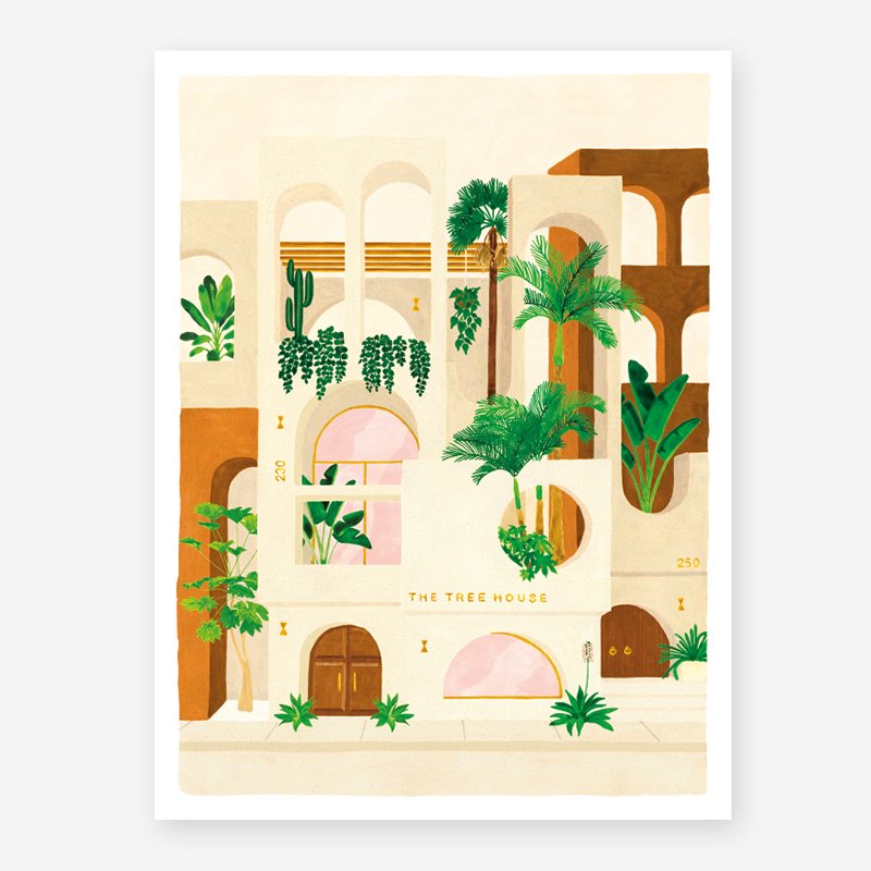 all-the-ways-to-say-tulum-poster-aquarell-tropisch image 1