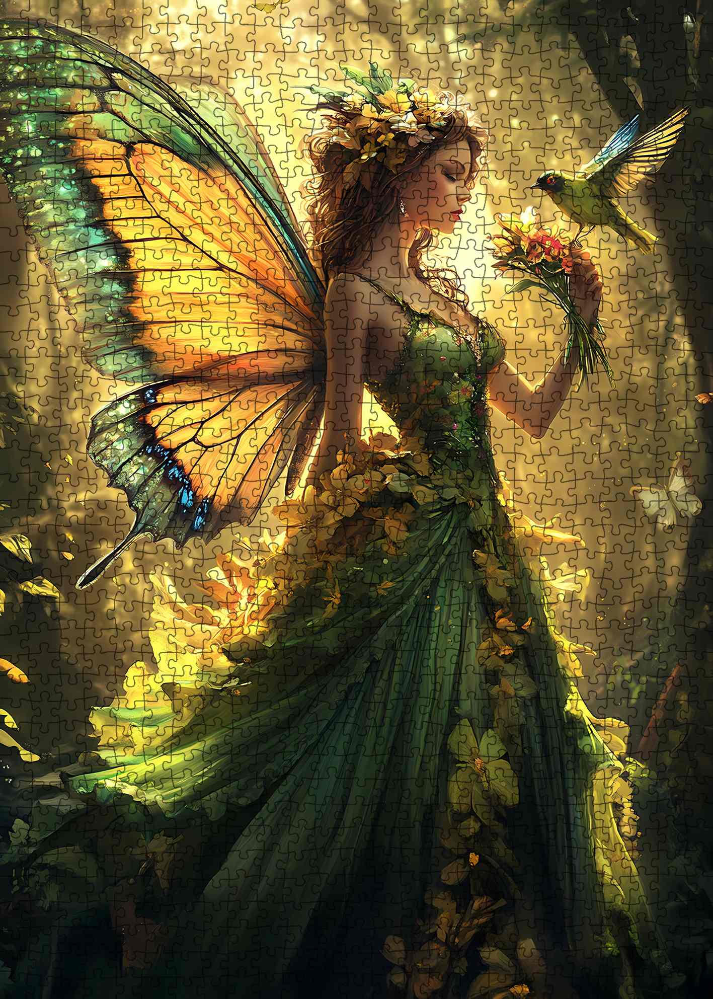 tucocoo-jigsaw-puzzles-butterfly-fairy-puzzle-1000-teile-fee image 2