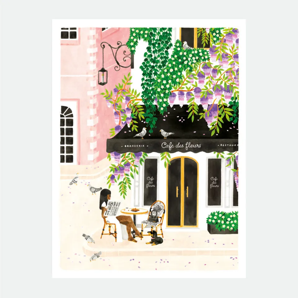 all-the-ways-to-say-paris-poster-kunstdruck-stadtmotiv-2 image 1
